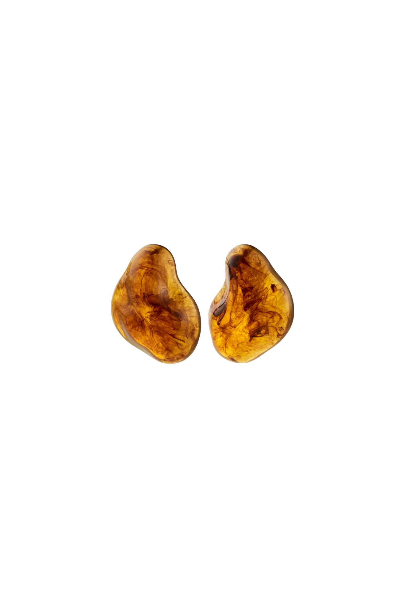 LIAN EARRINGS - GOLD/BROWN