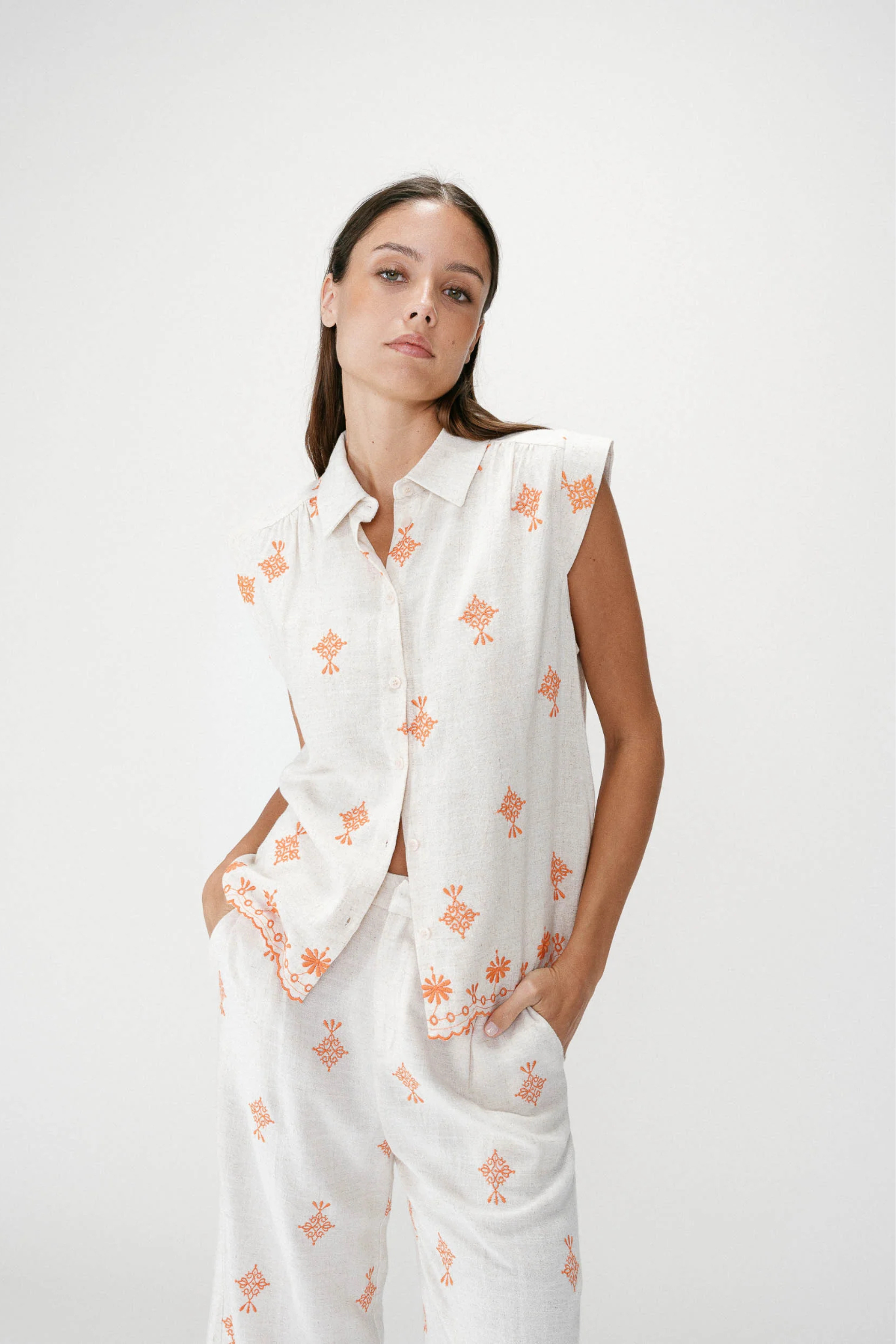 WISENNA SHIRT - ORANGE