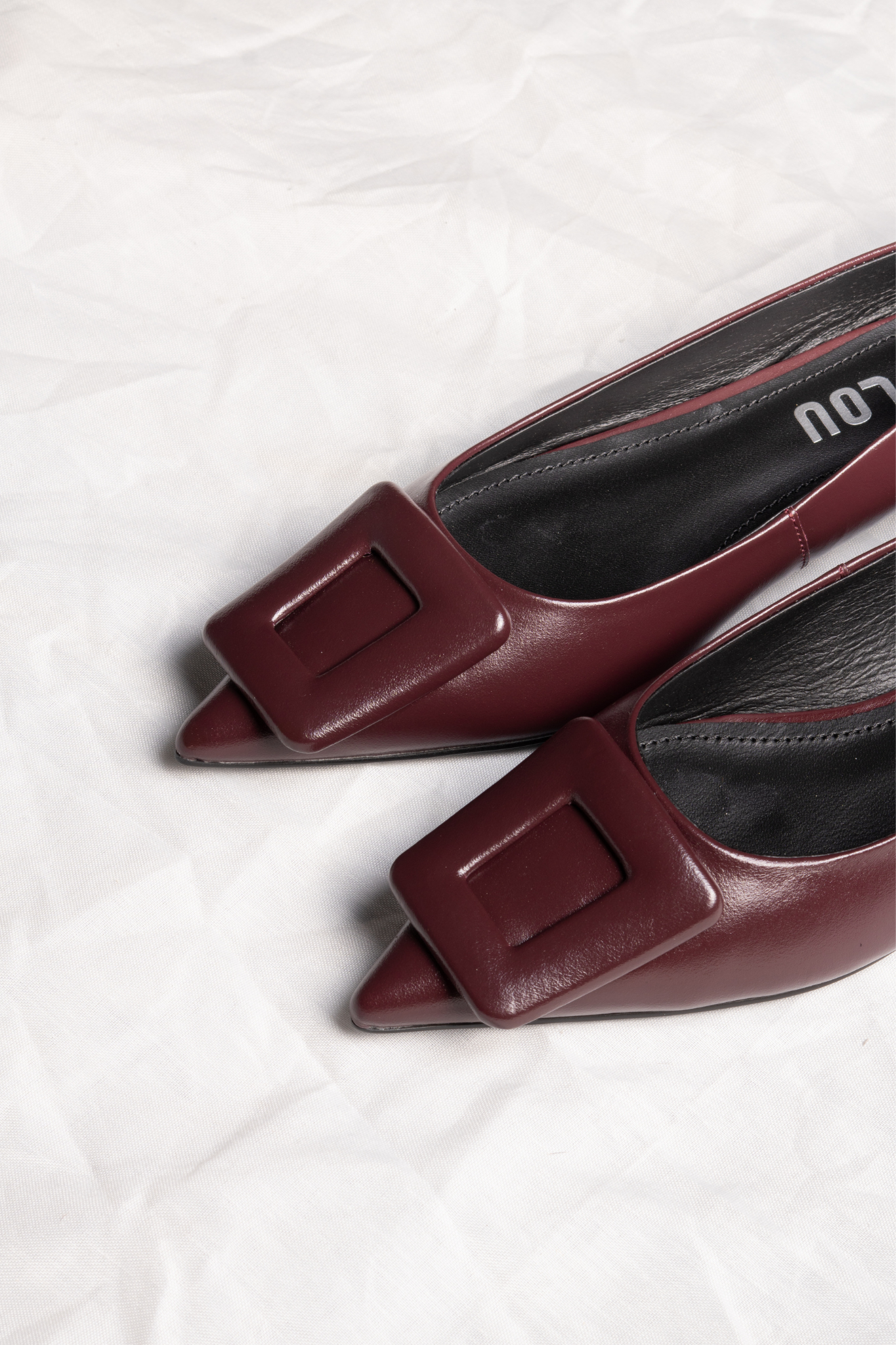 BALLERINA SHOES - BURGUNDY