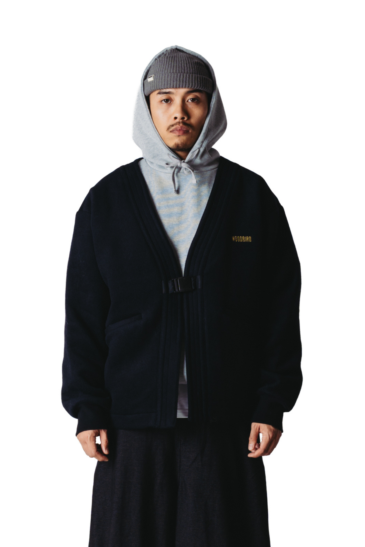 WUANG KIMONO JACKET - DARK NAVY