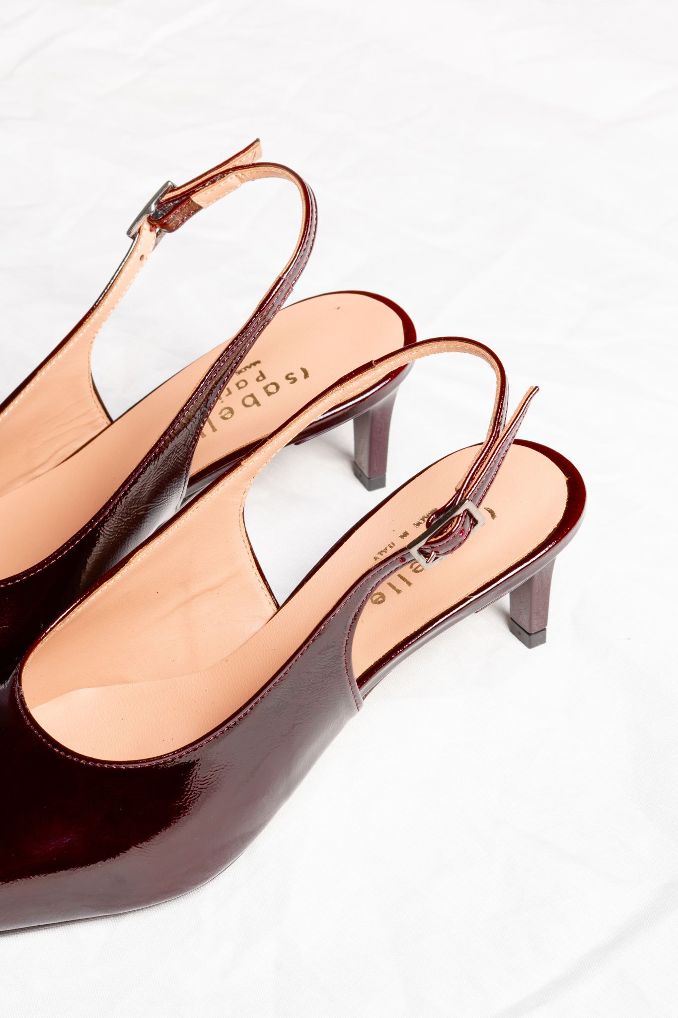 DONNA VERNICE CALZATURE HEELS - BORDO