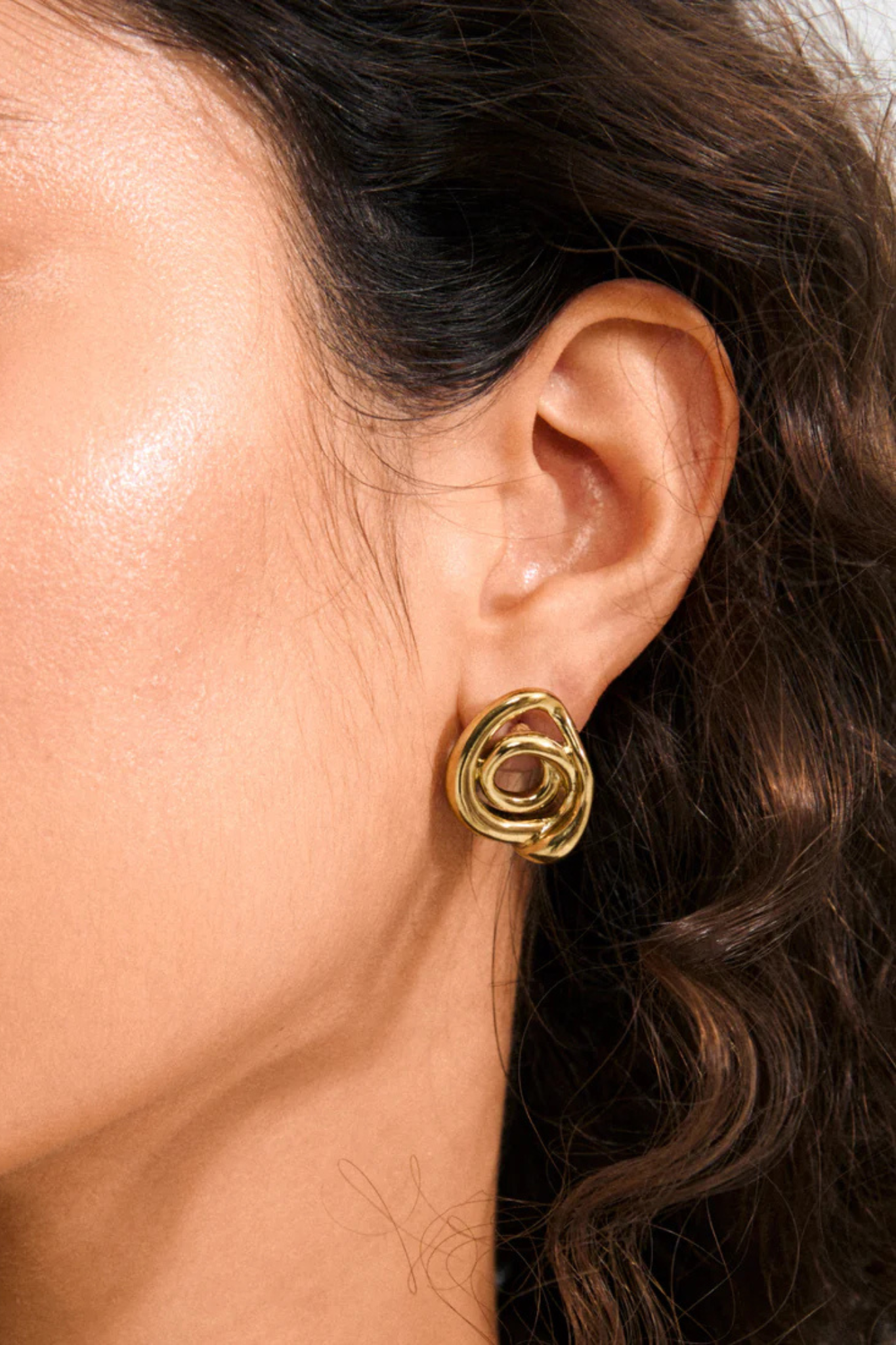 UNFOLD EARRINGS - GOLD