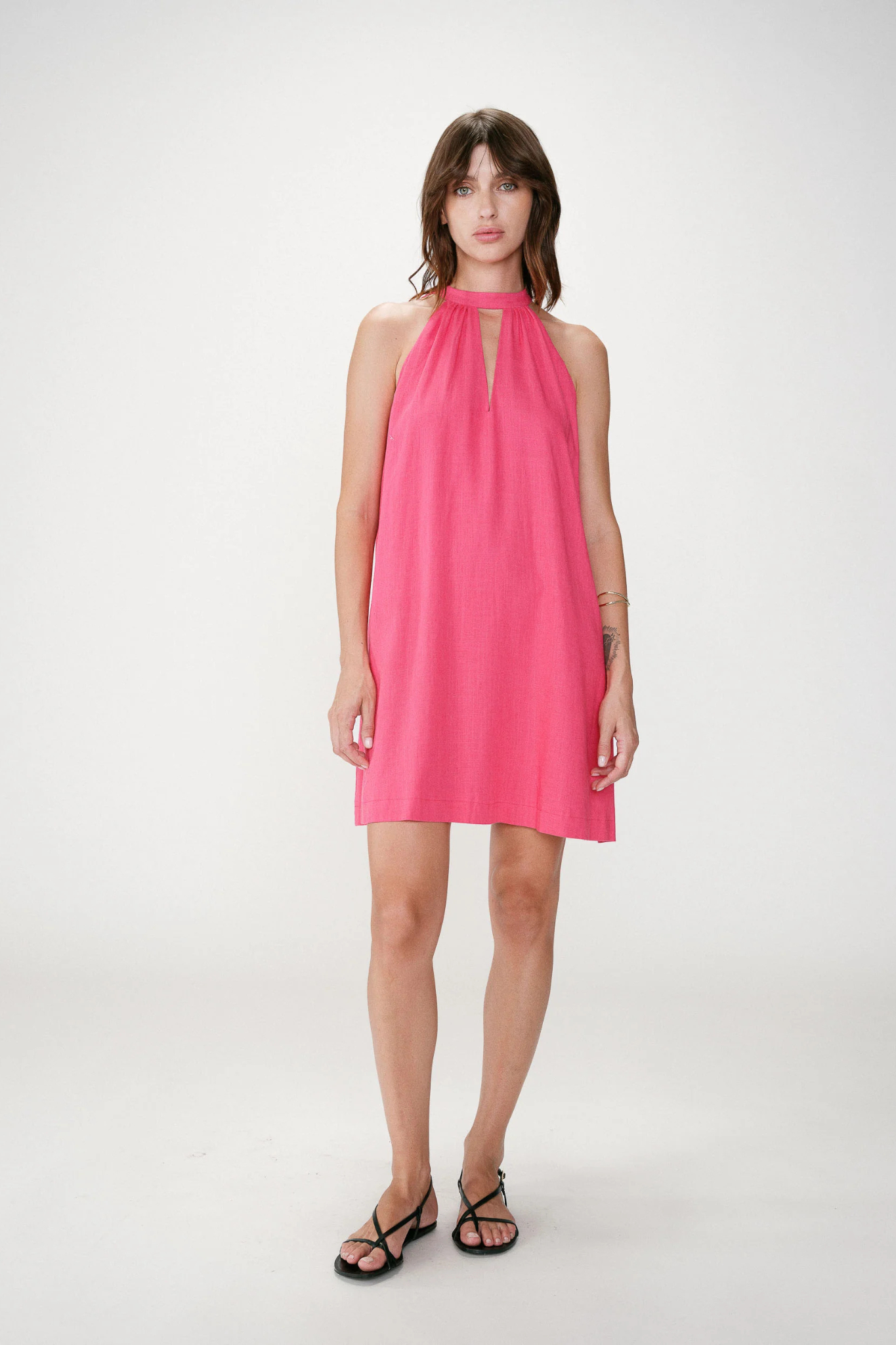 WHOLA DRESS - FUCHSIA