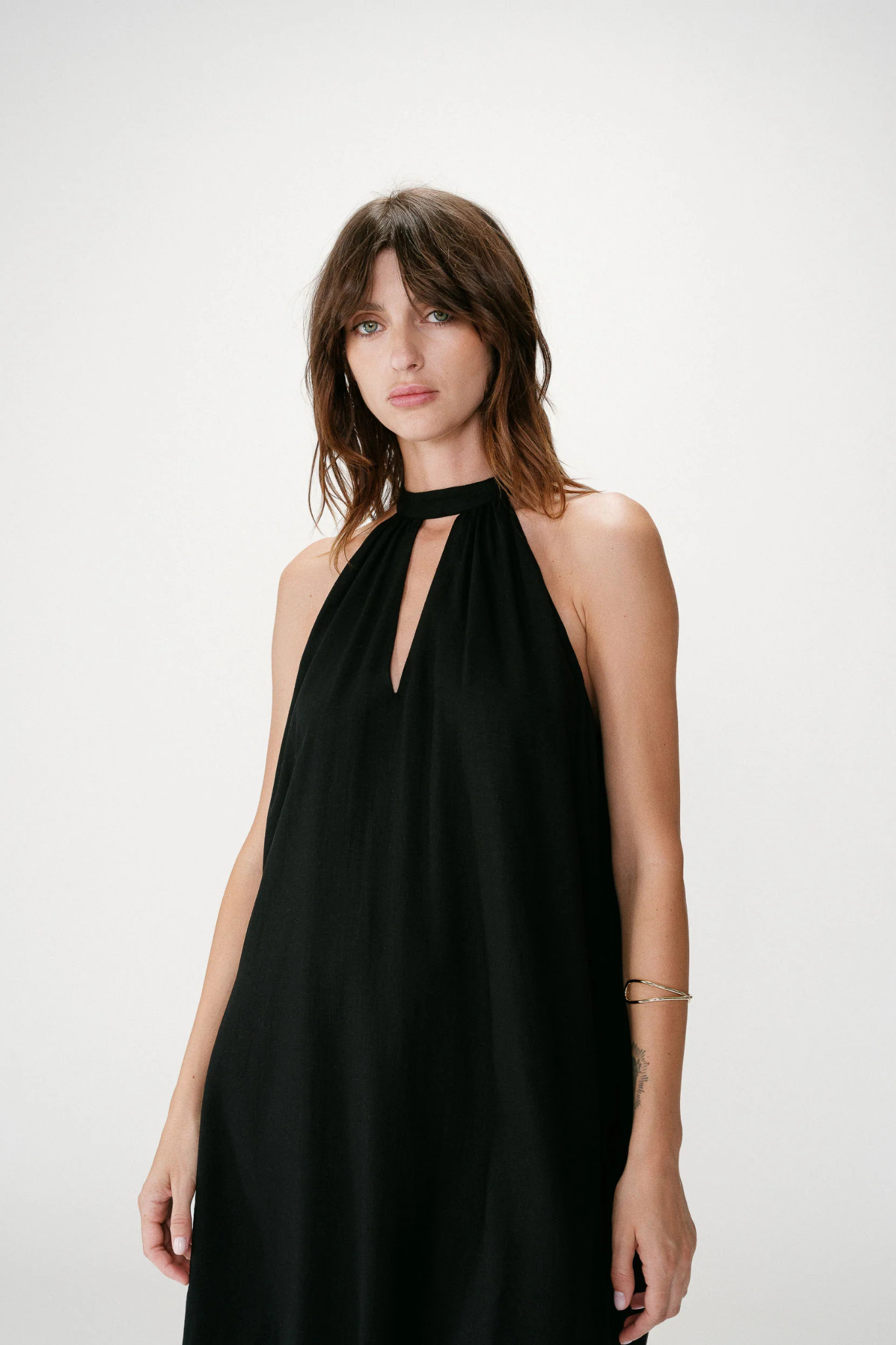 WHOLA DRESS - BLACK