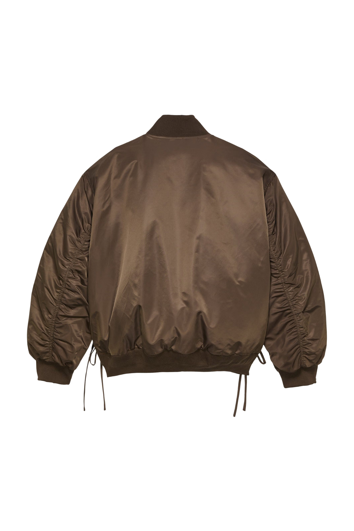 REVERSIBLE BOMBER JACKET - BROWN