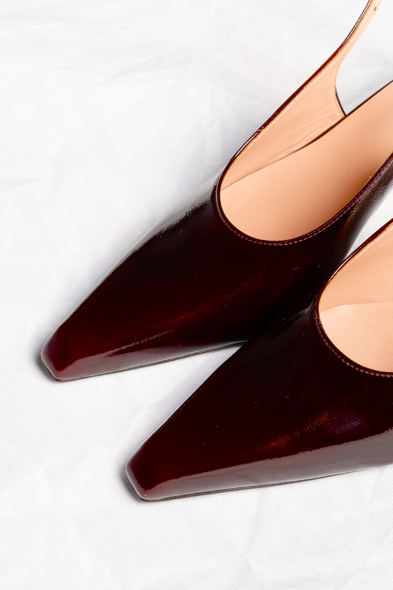 DONNA VERNICE CALZATURE HEELS - BORDO