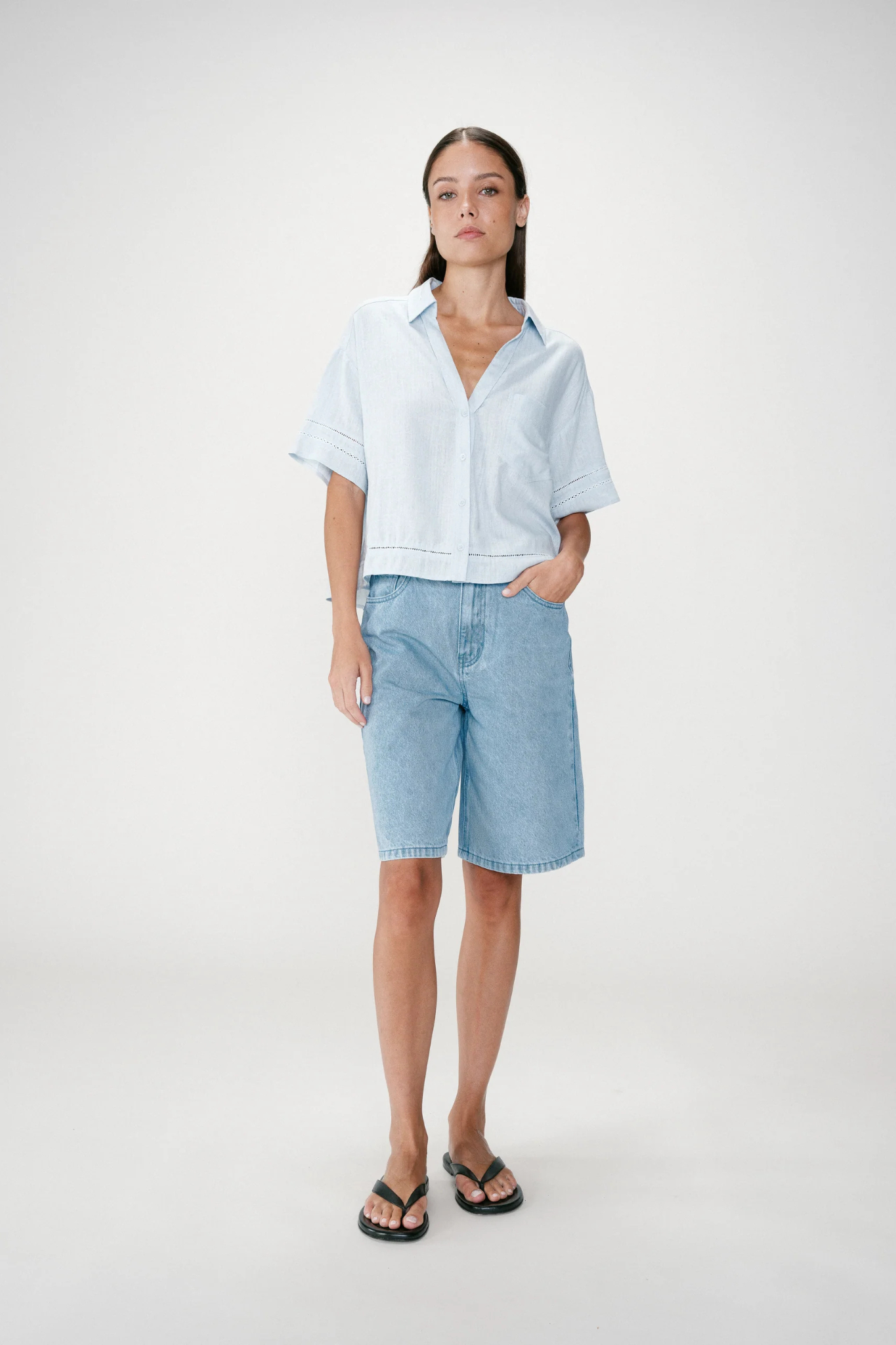 WINKA BLOUSE - CIEL