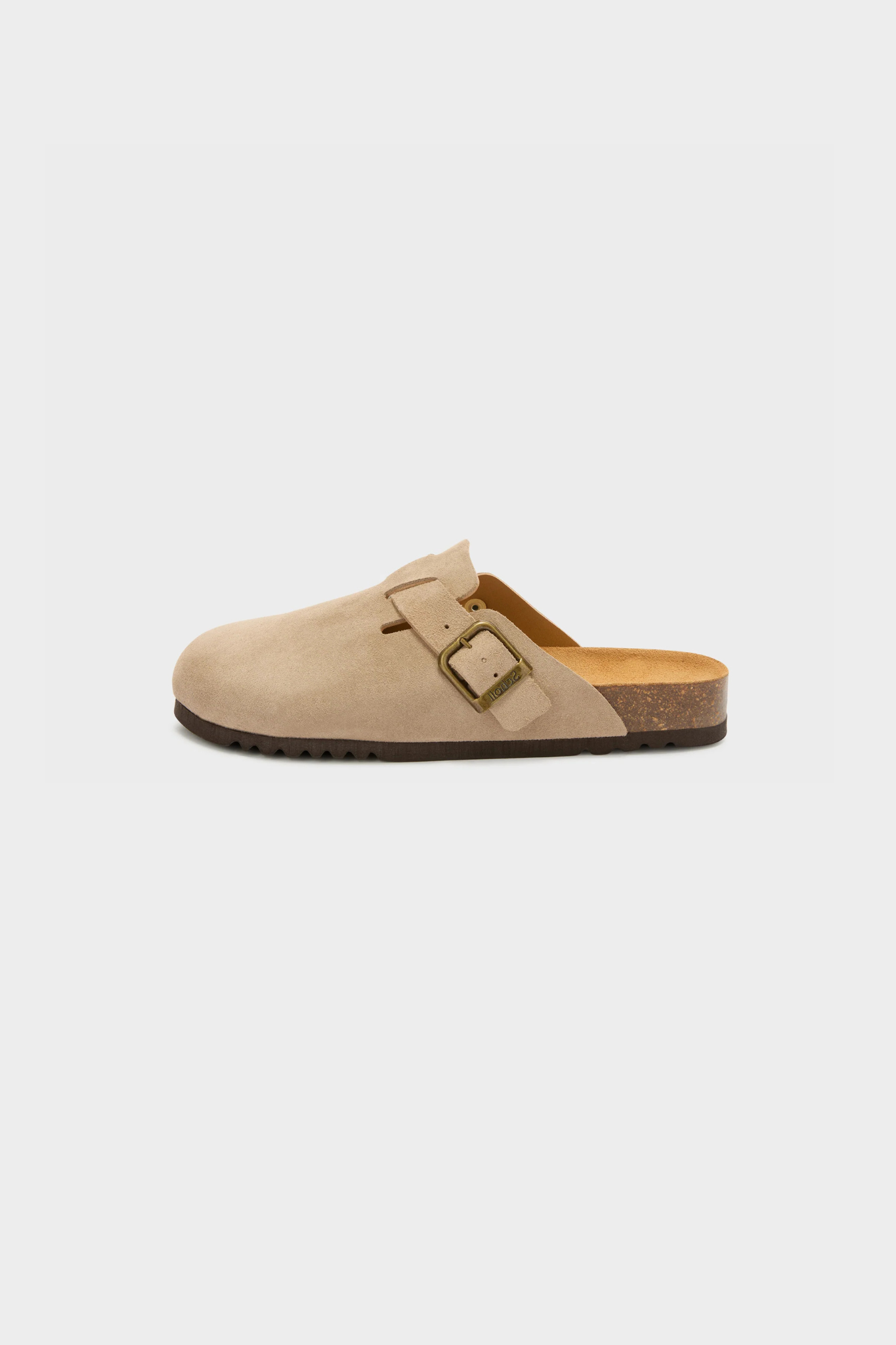 OLIVIER SUEDE MEN SANDAL - DARK BEIGE