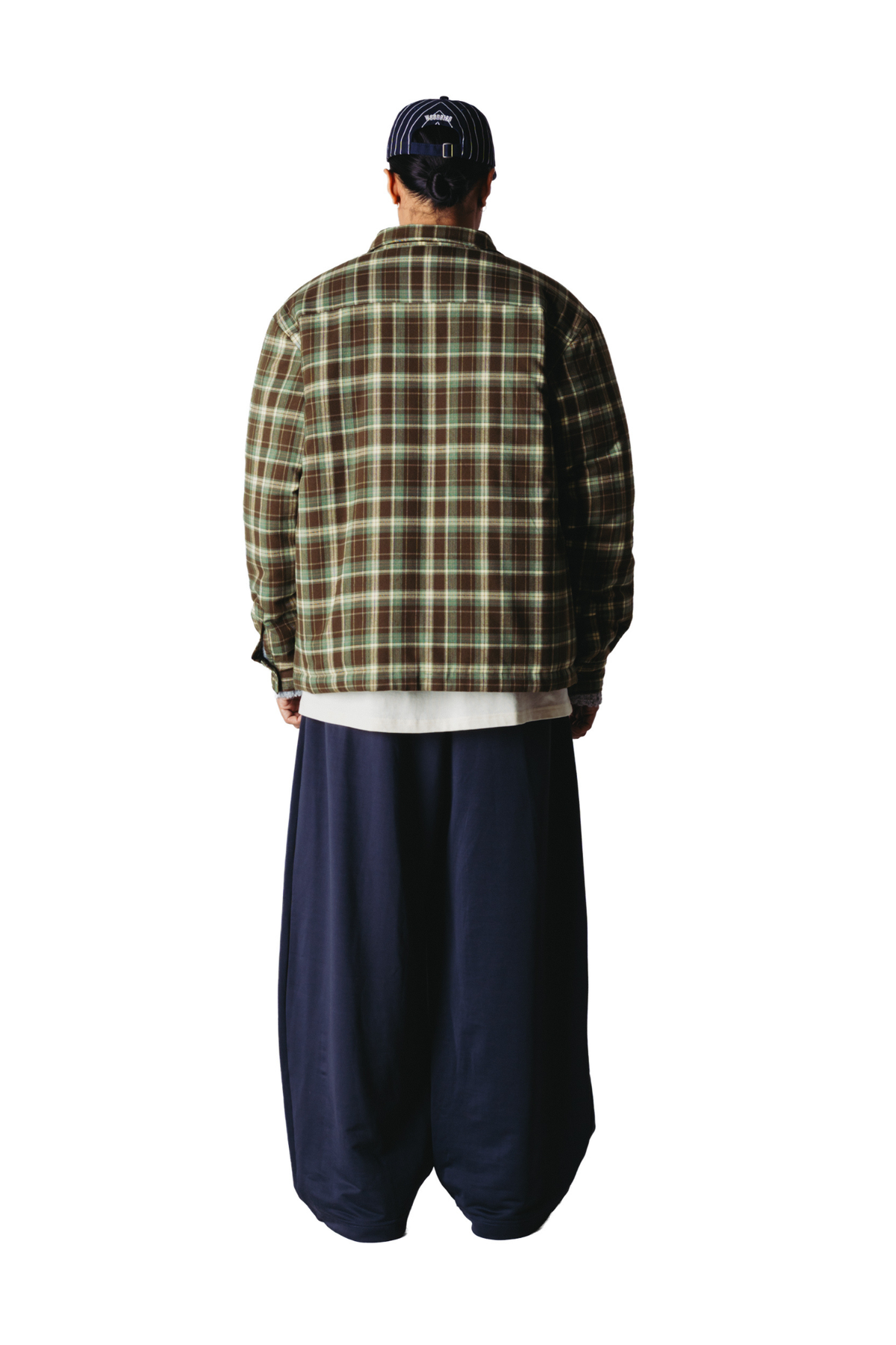 TONG PADDED JACKET - DARK OLIVE/LIME