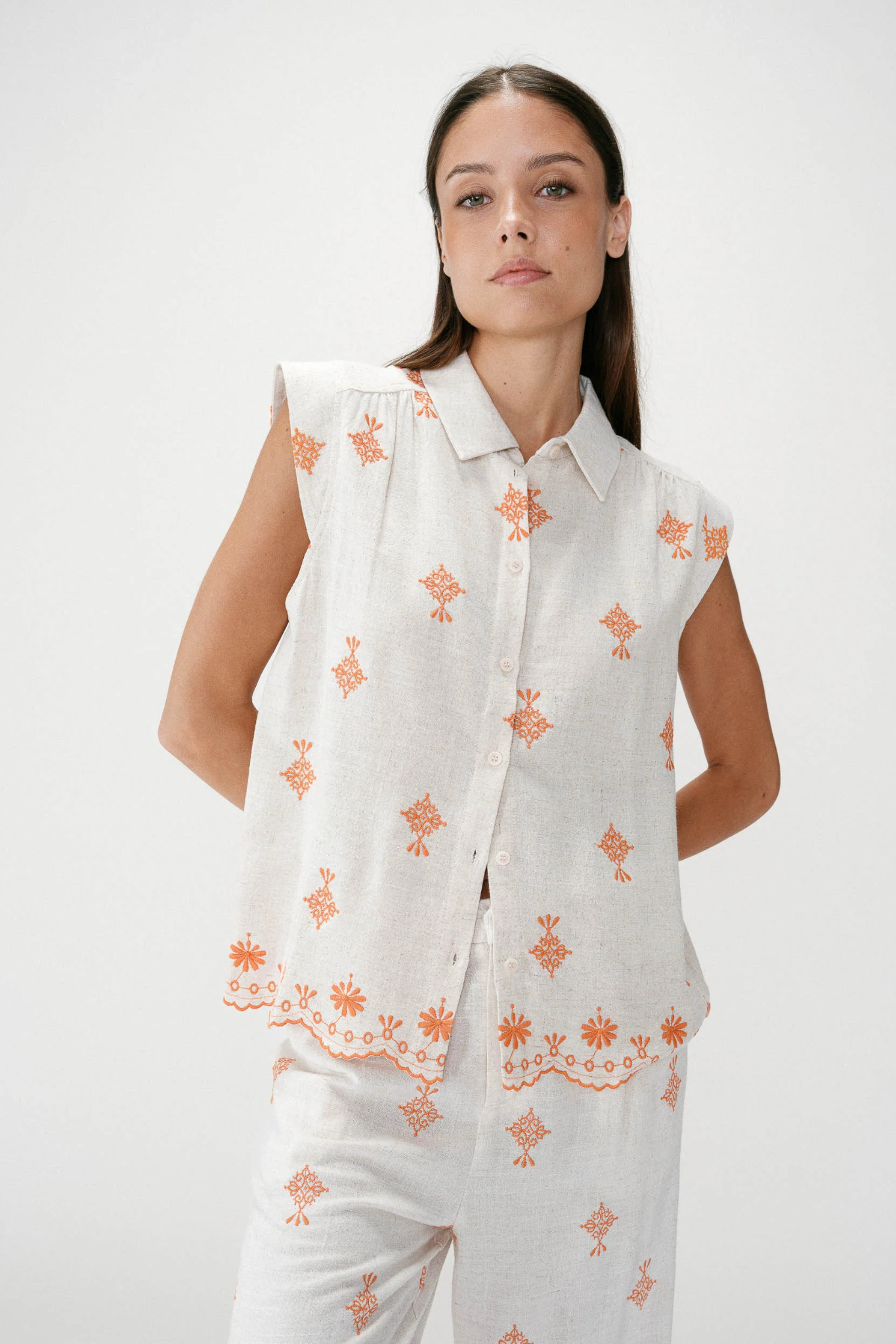 WISENNA SHIRT - ORANGE