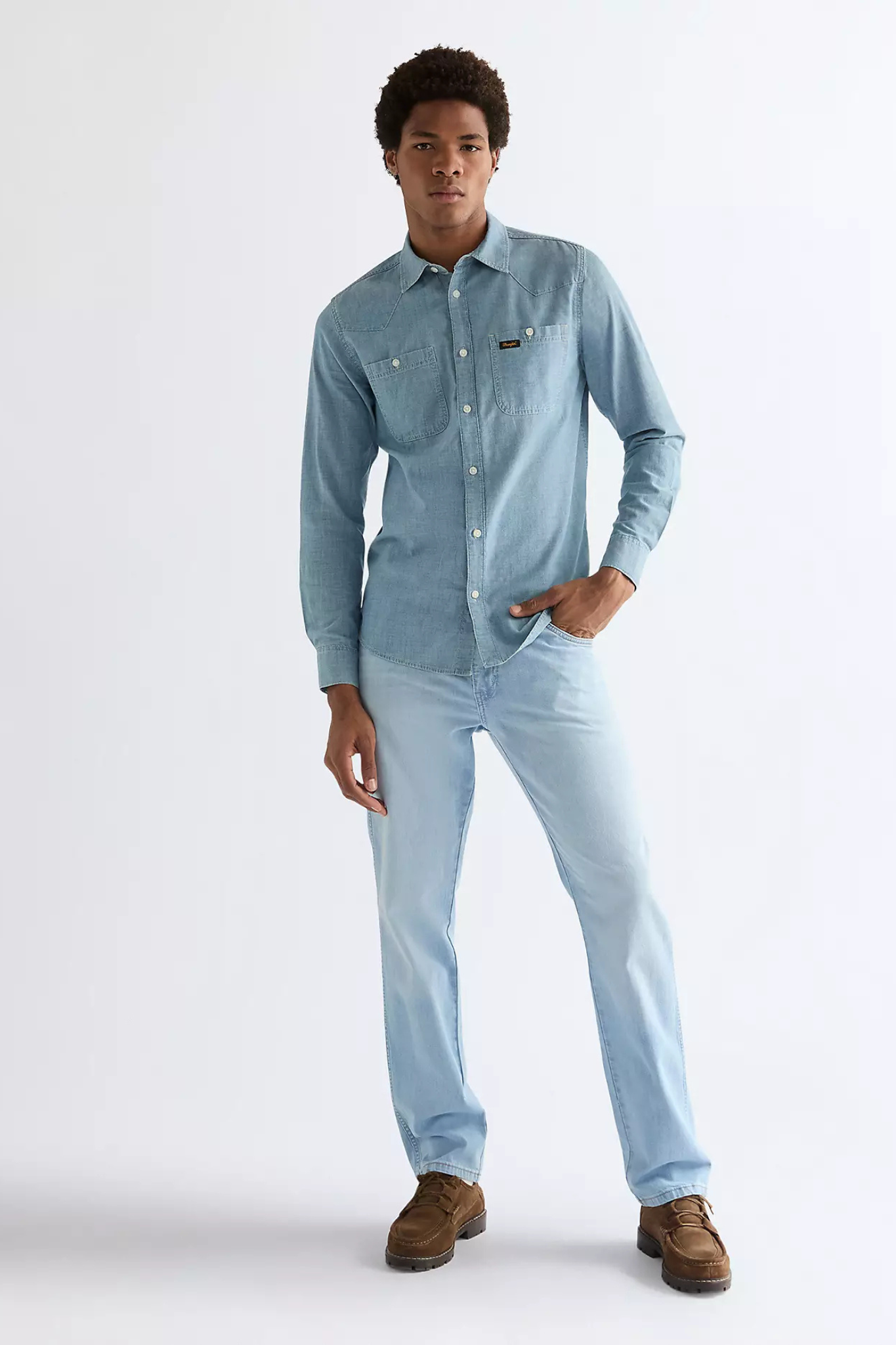 CHAMBRAY SHIRT - INDIGO