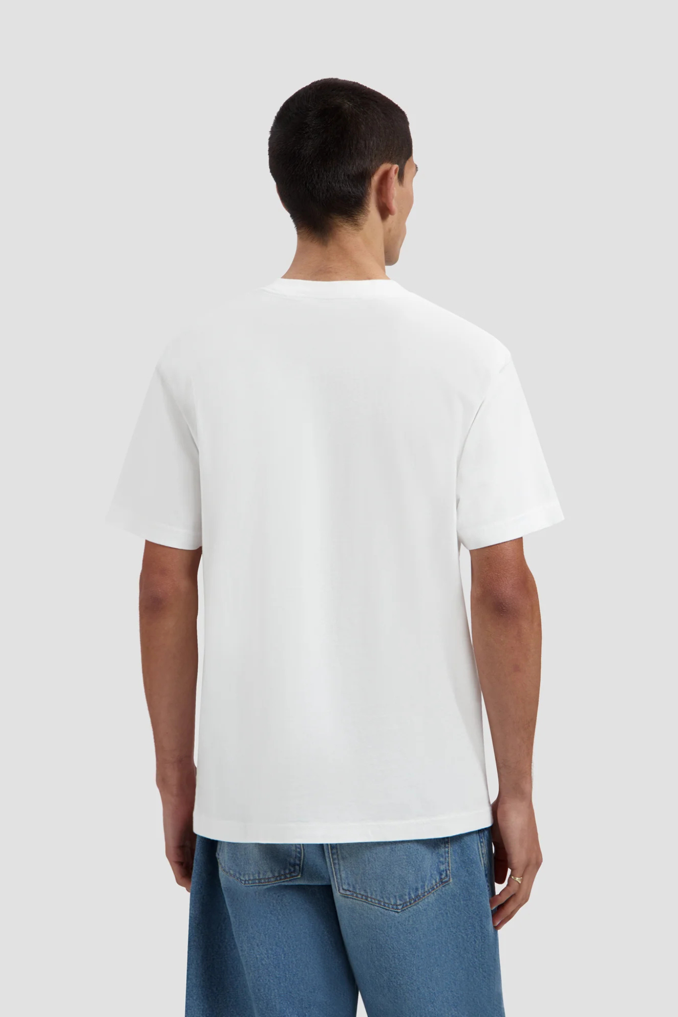 FELTED FLOWER T-SHIRT - OPTICAL WHITE