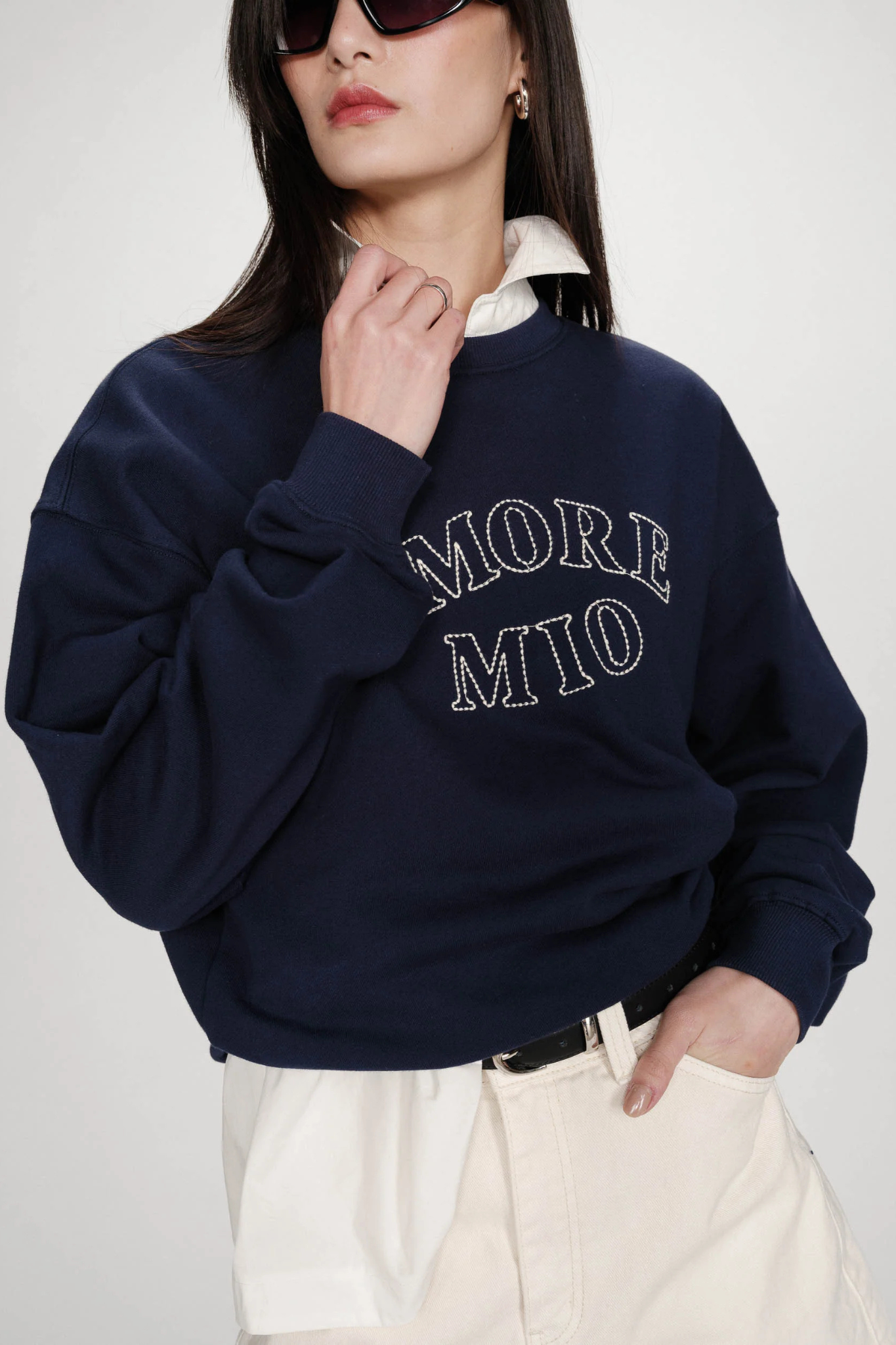 VALINO SWEATER - NAVY