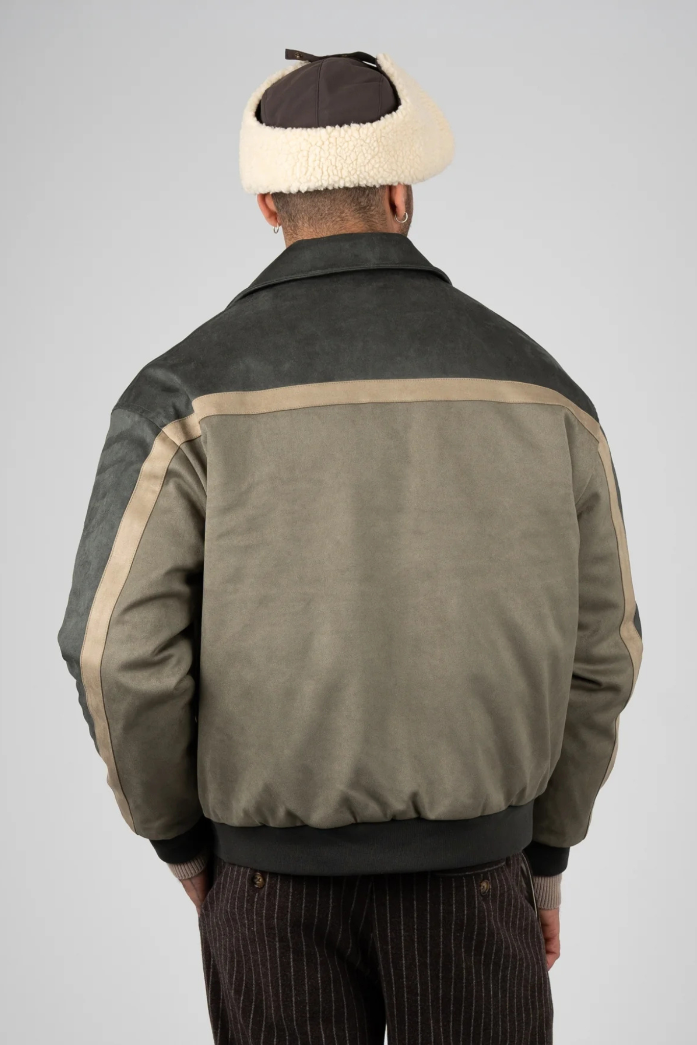 OLD ERA SUEDE JACKET - GREEN