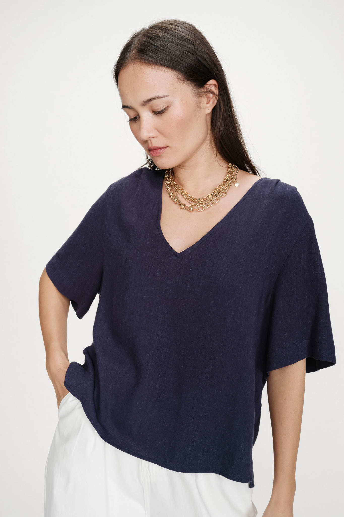 VIOLON TOP - MARINE