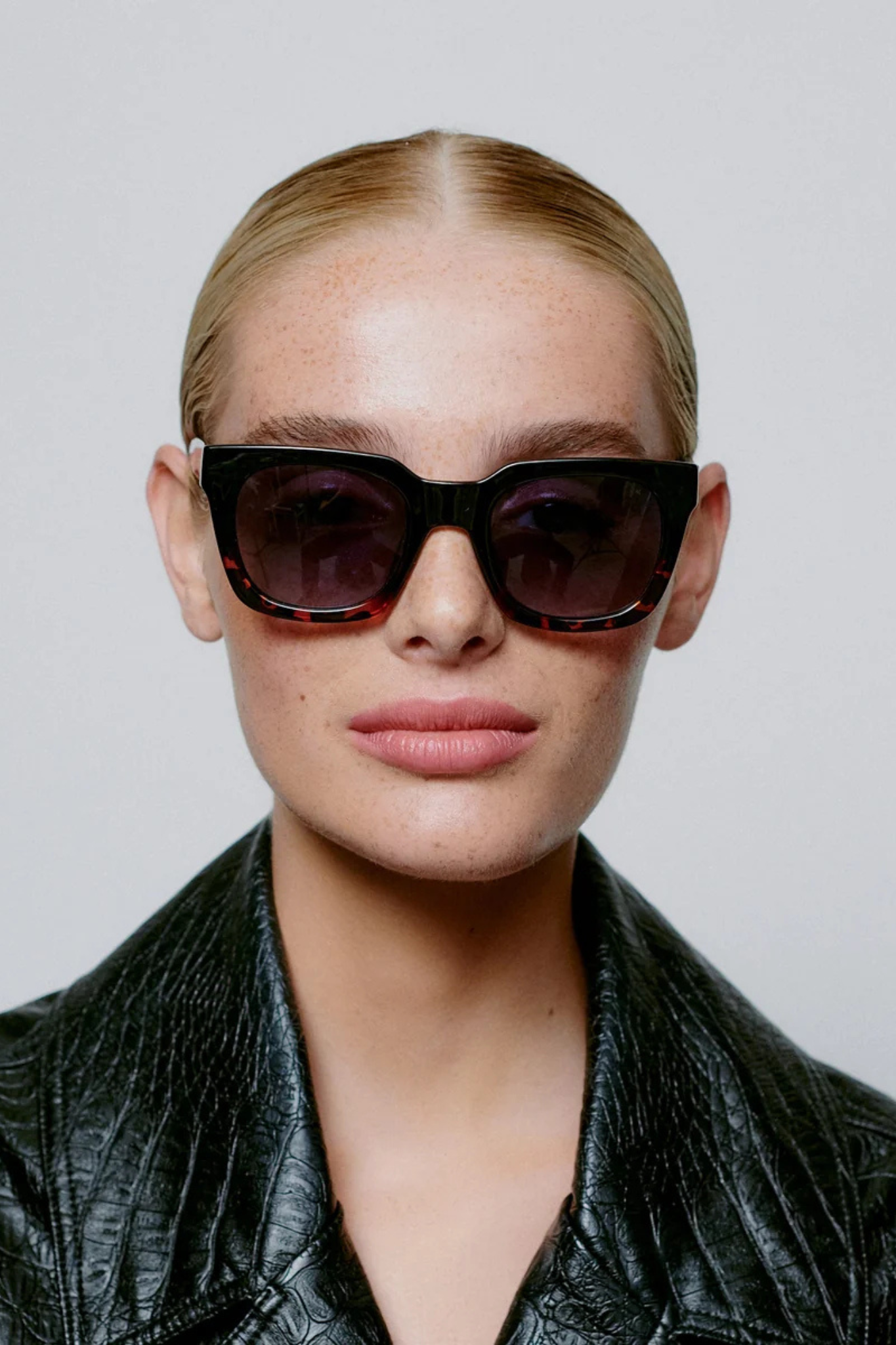 NANCY SUNGLASSES - BLACK/DEMI TORTOISE