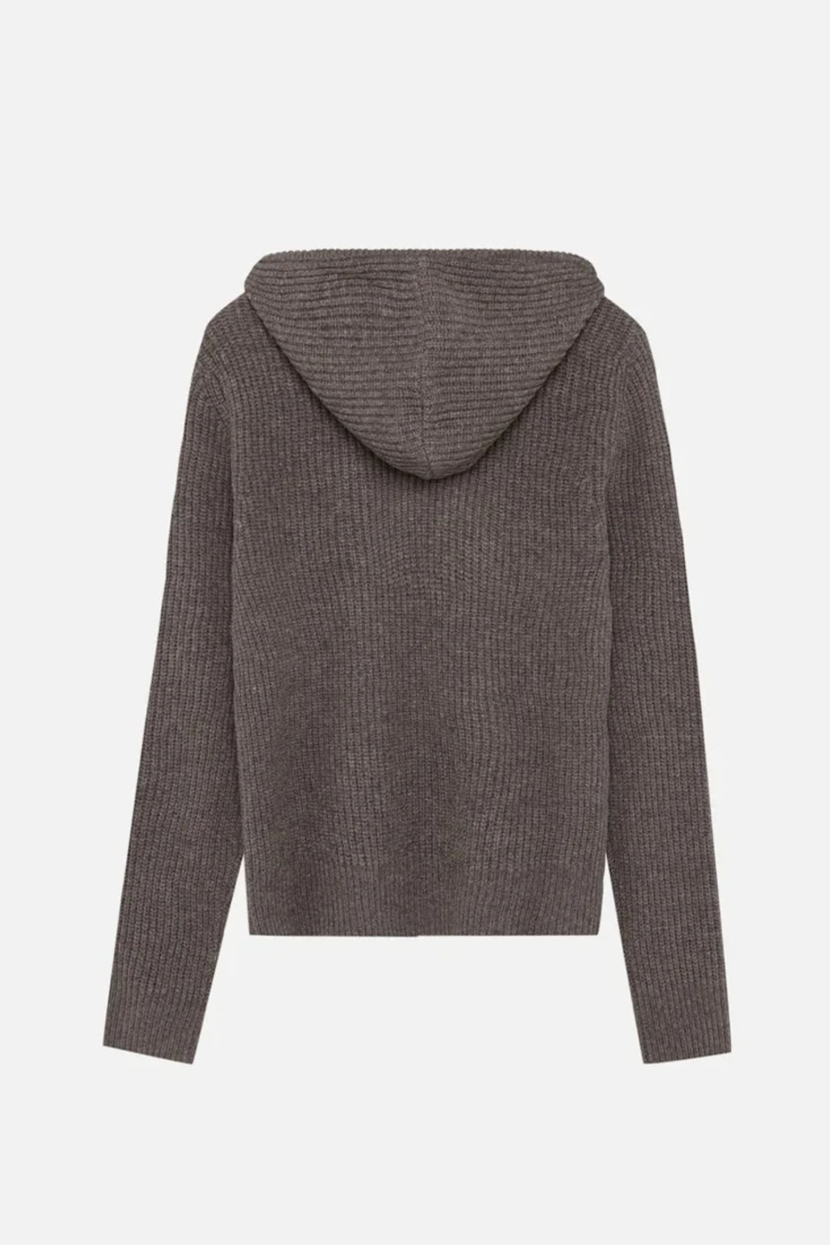 GLASGOW KNIT HOODIE - MAJOR BROWN