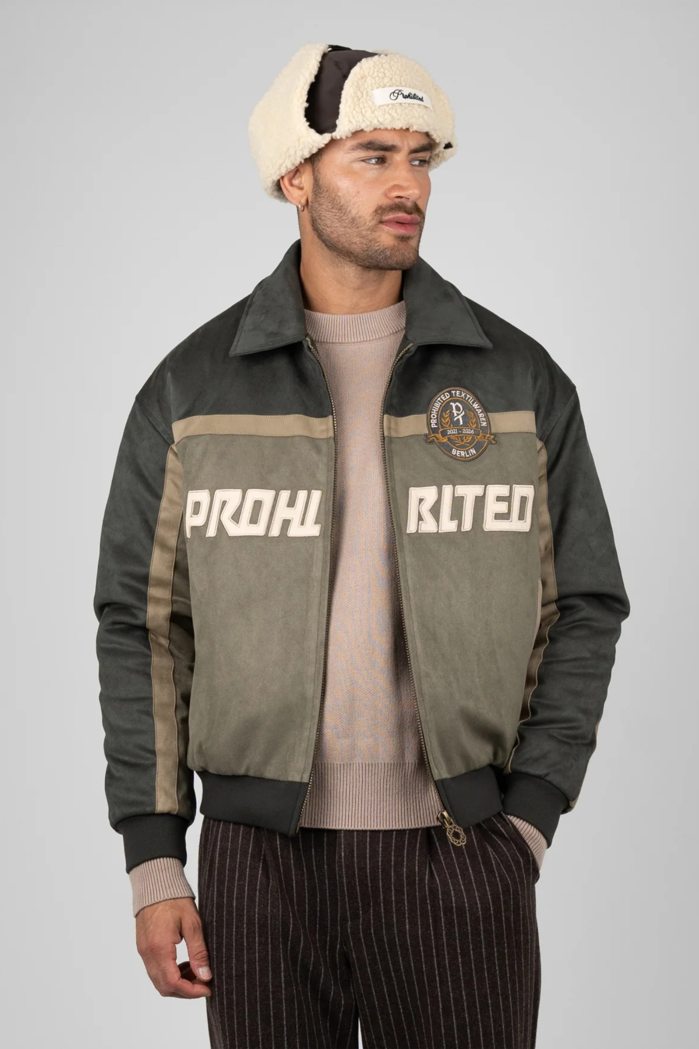 OLD ERA SUEDE JACKET - GREEN