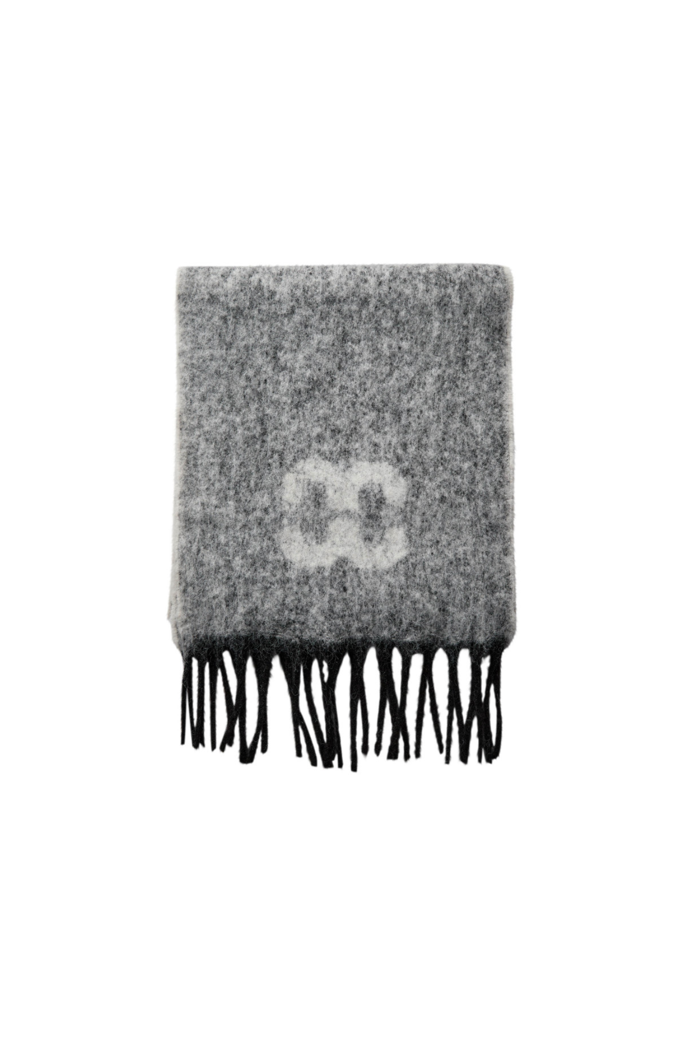 HARPER KNIT SCARF - MID GREY