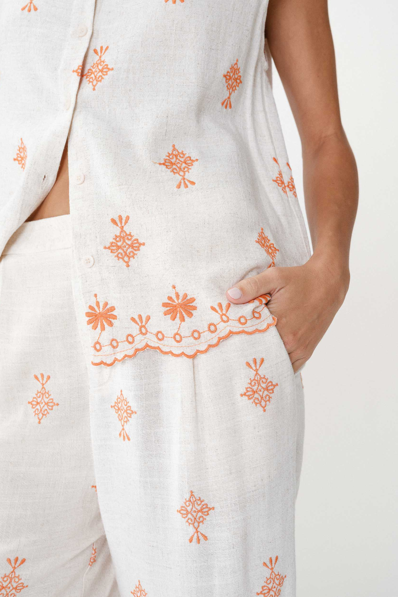 WISENNA SHIRT - ORANGE