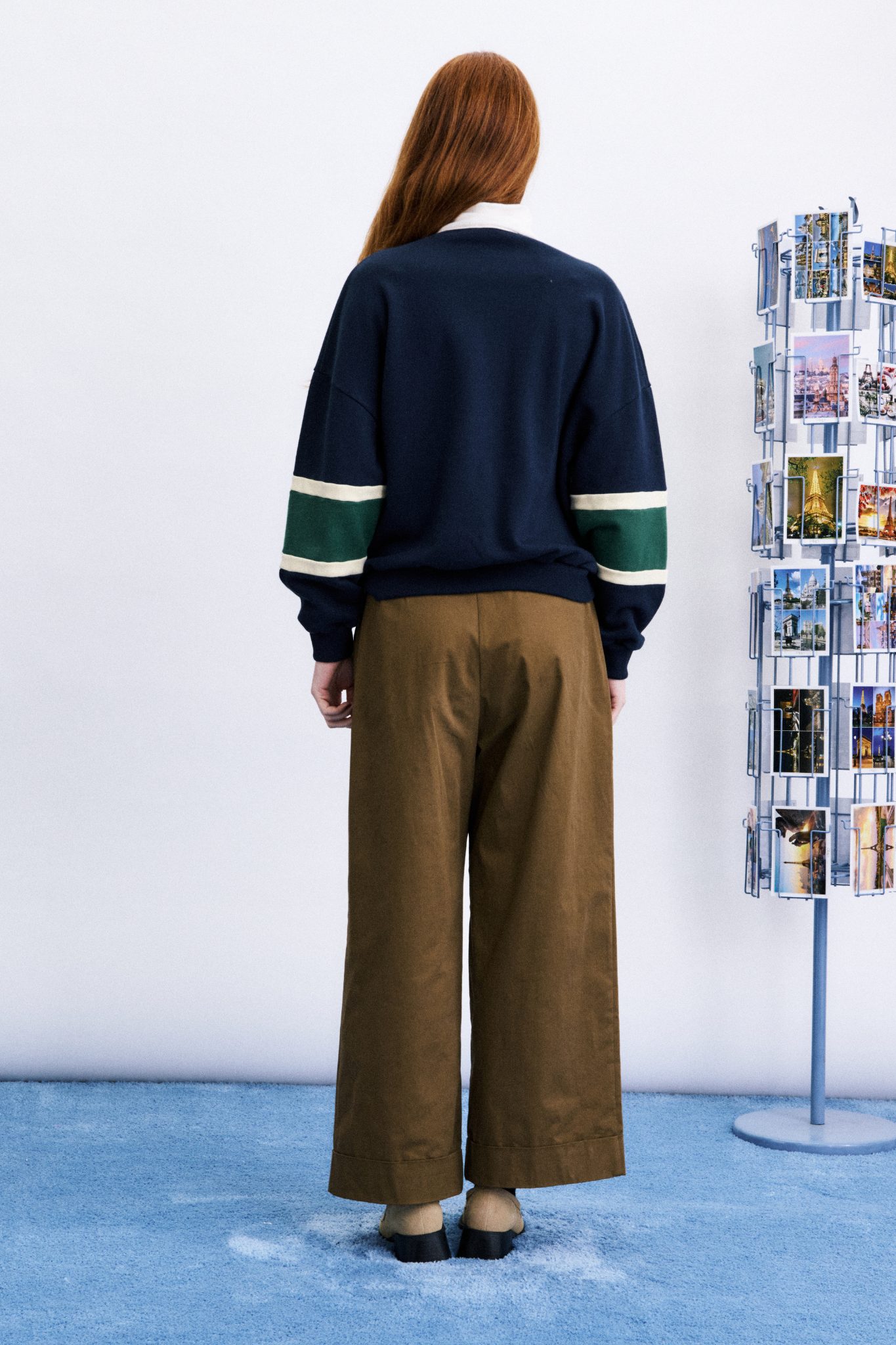 EXMOOR SWEATSHIRT - BLUE MARINE