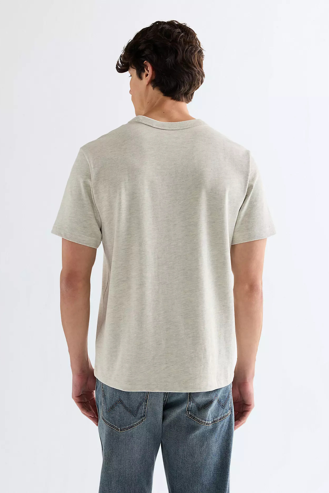 SS SOLID T-SHIRT - OAT MEAL