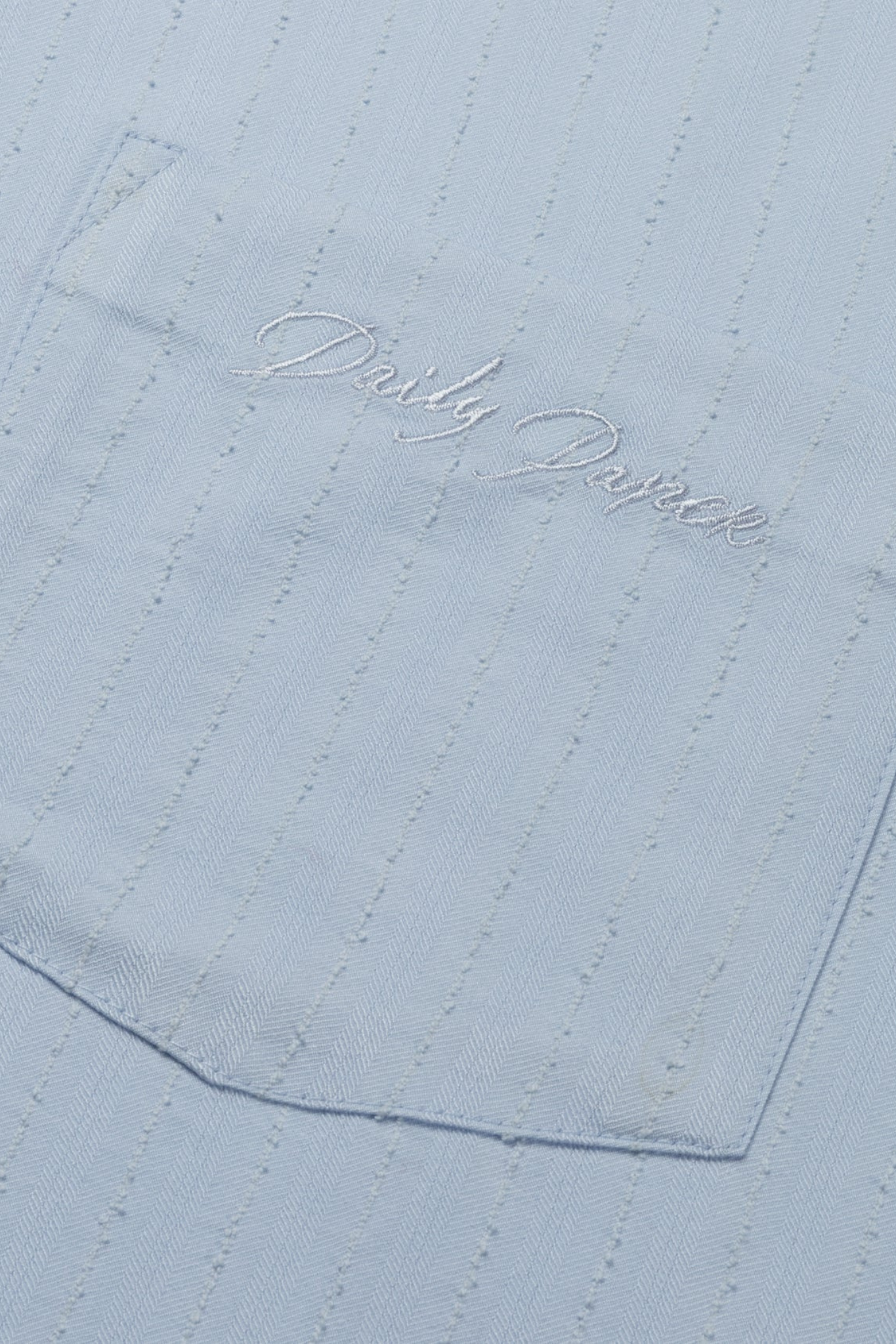 TEXTURED STRIPE LS SHIRT - LIGHT BLUE
