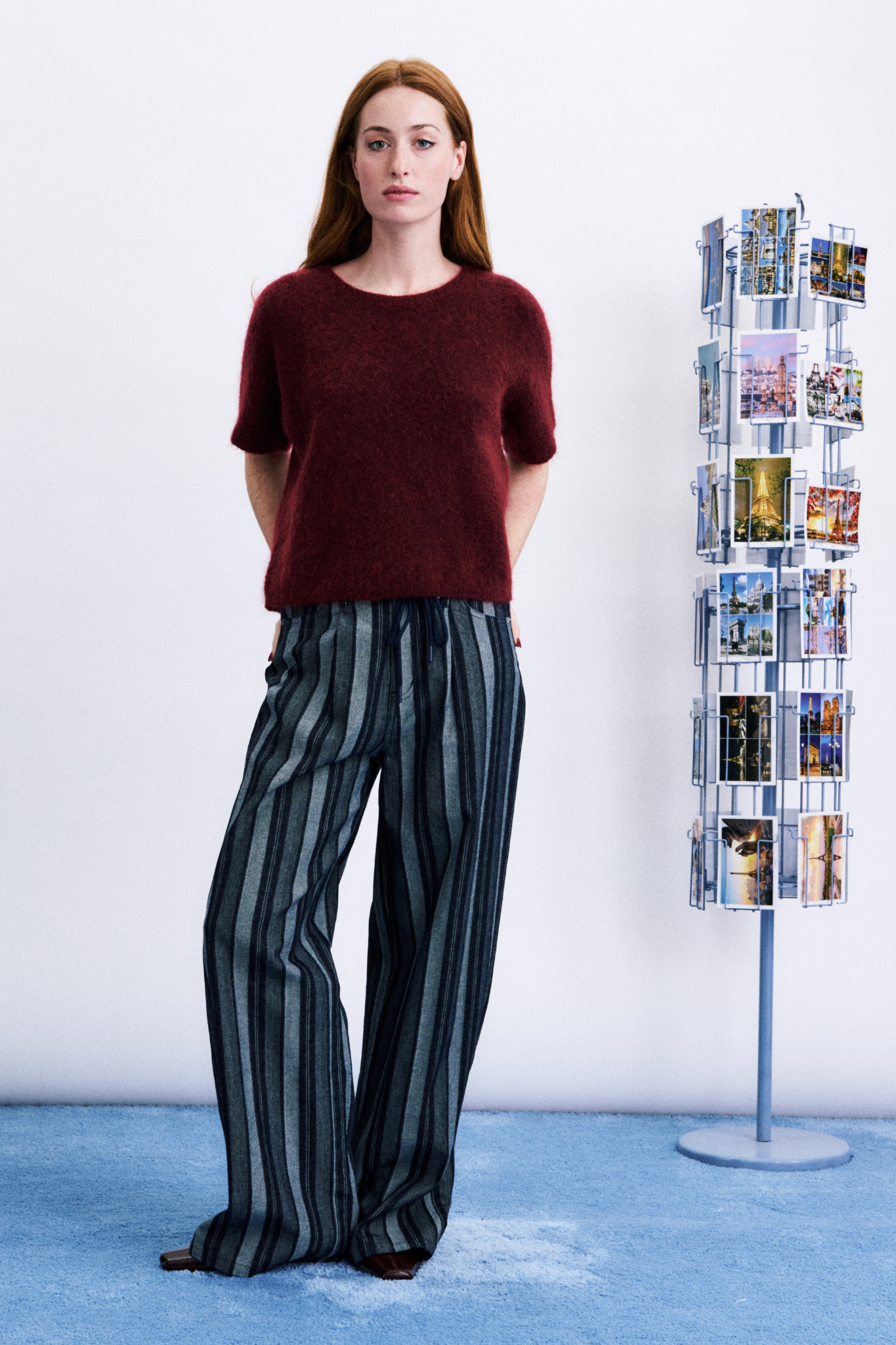 SANRIKU PULLOVER - BORDEAUX