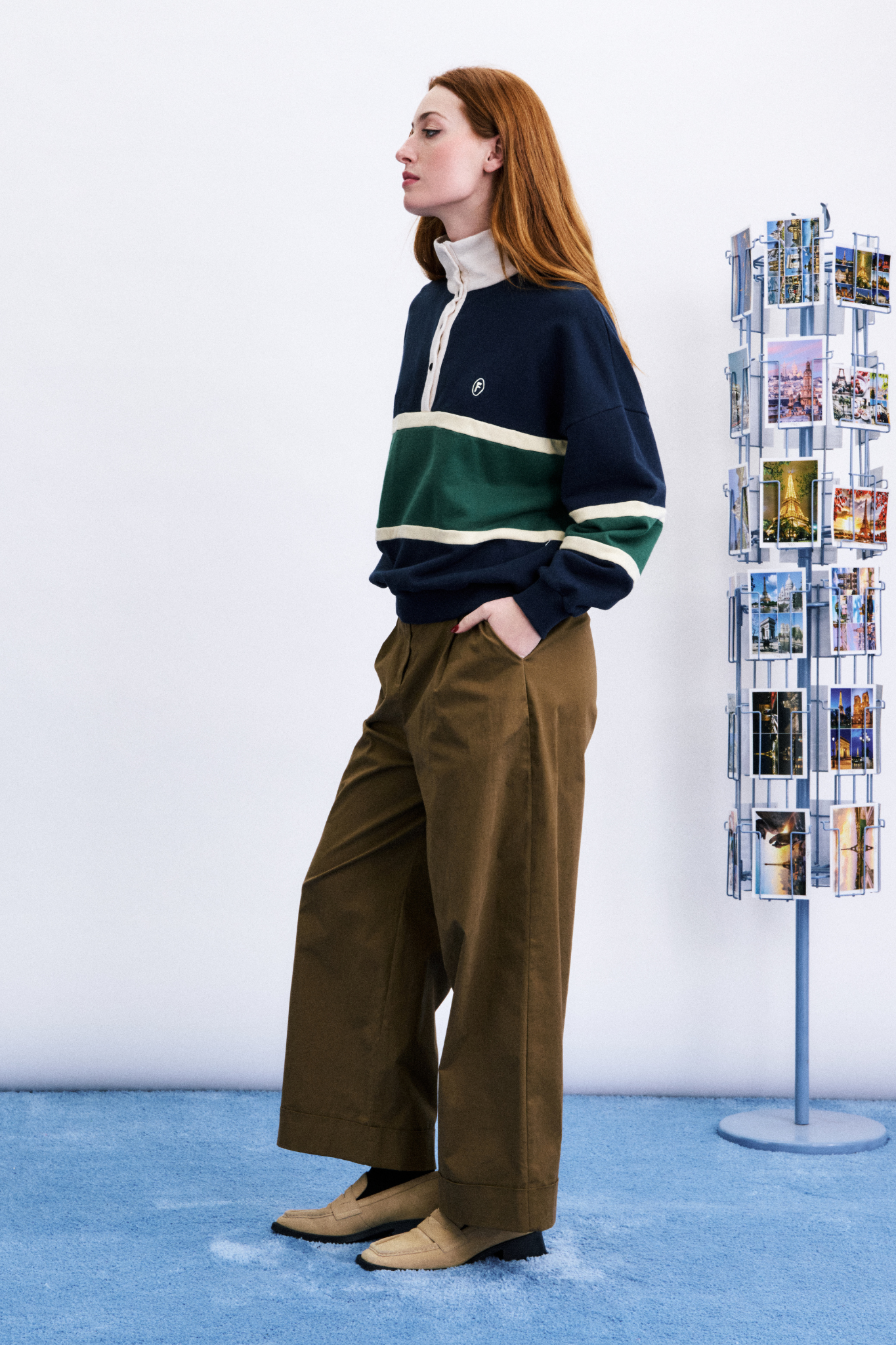 EXMOOR SWEATSHIRT - BLUE MARINE