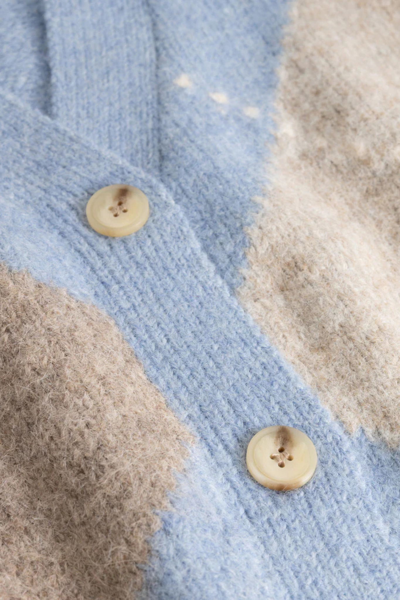 LAIANA KNIT CARDIGAN - SKY BLUE MIX