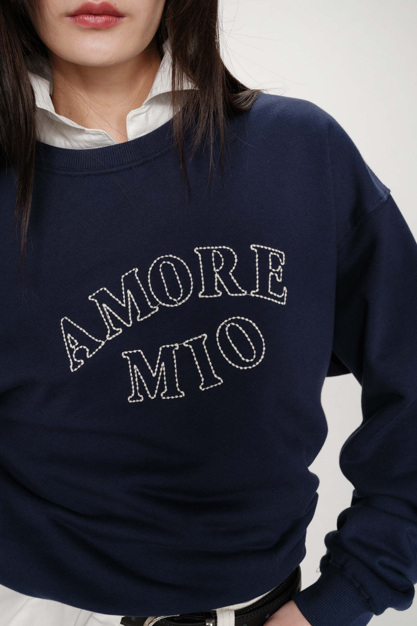 VALINO SWEATER - NAVY