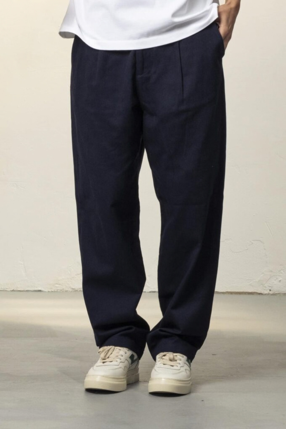 REAL CHINO PANTS - NAVY