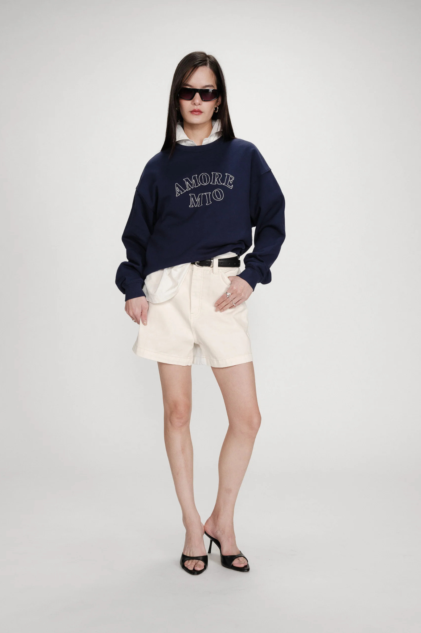 VALINO SWEATER - NAVY