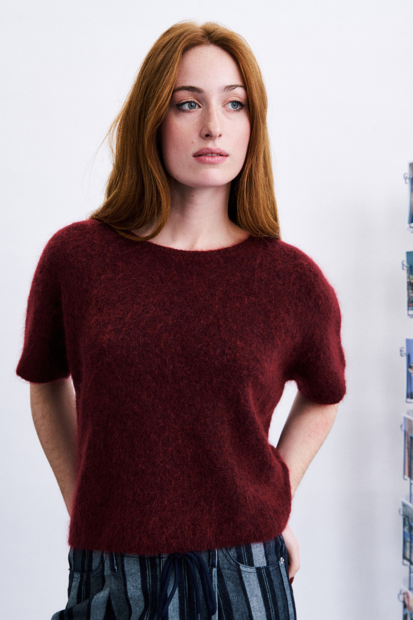 SANRIKU PULLOVER - BORDEAUX