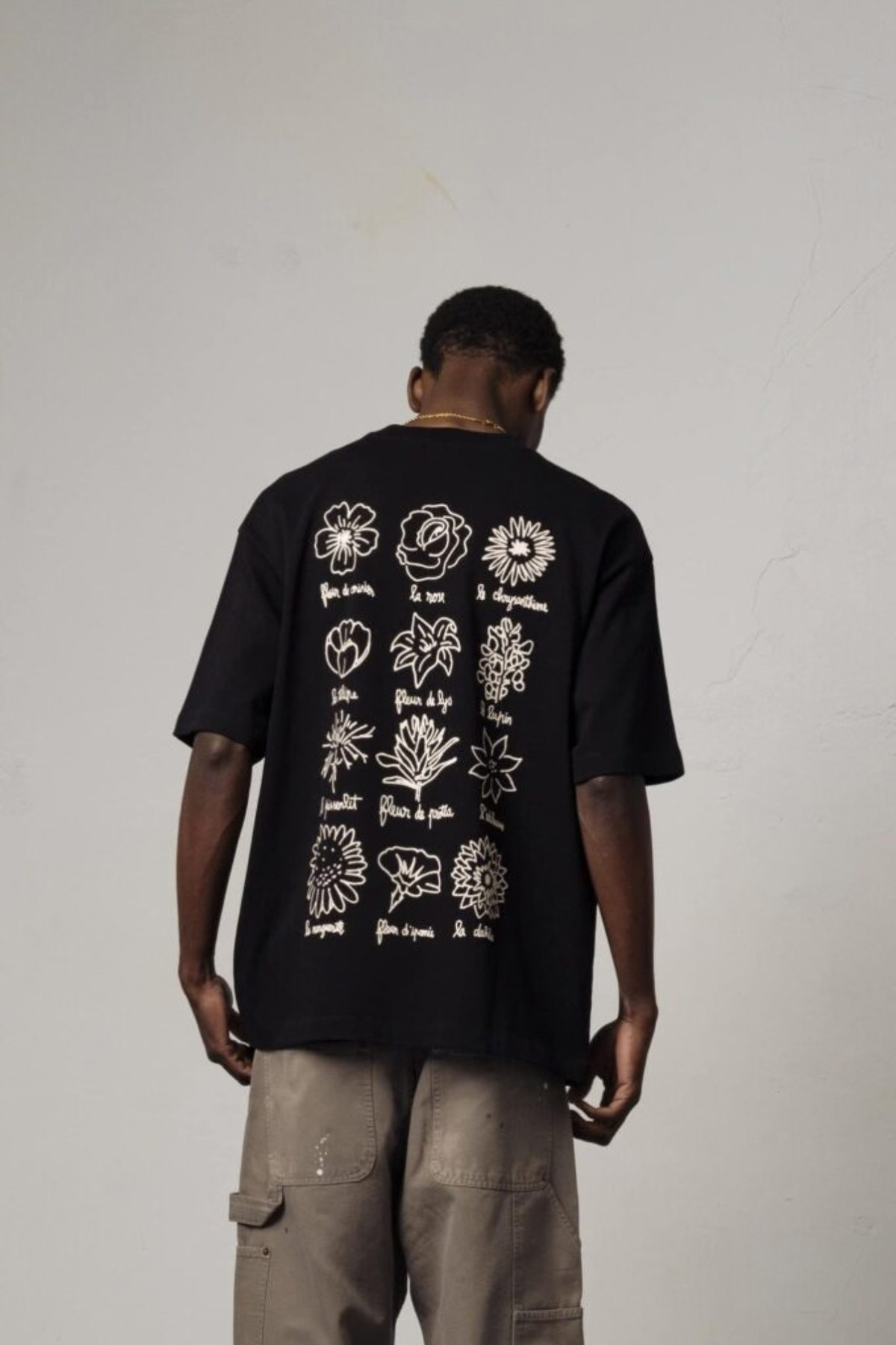 LE FLEURISTE T-SHIRT - BLACK