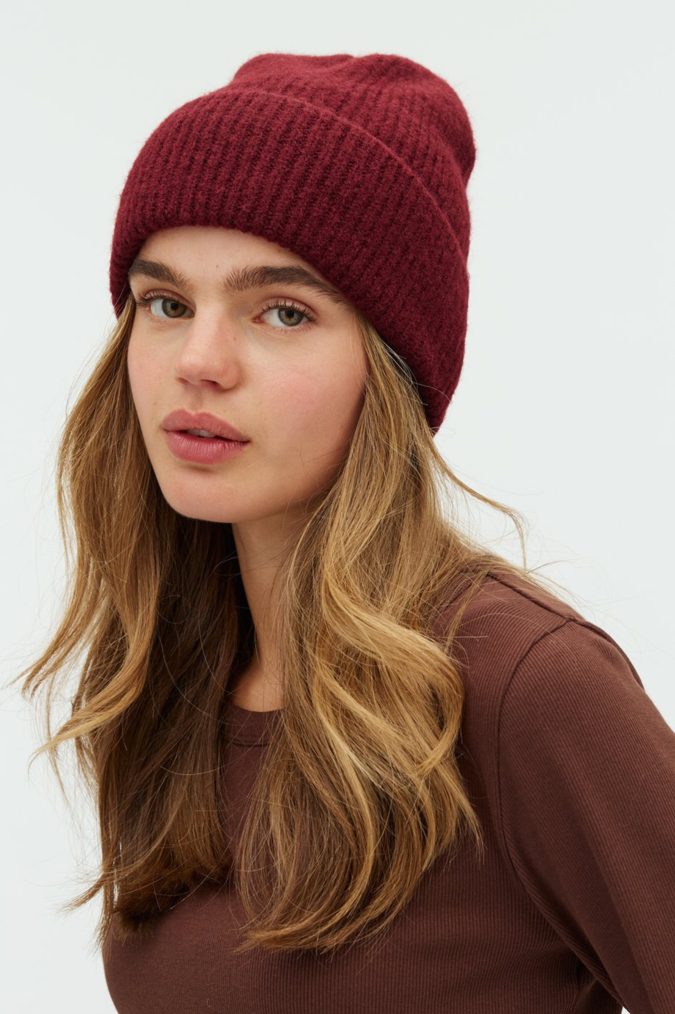 MUSKAN HEVELYN BEANIE - FIG MELANGE