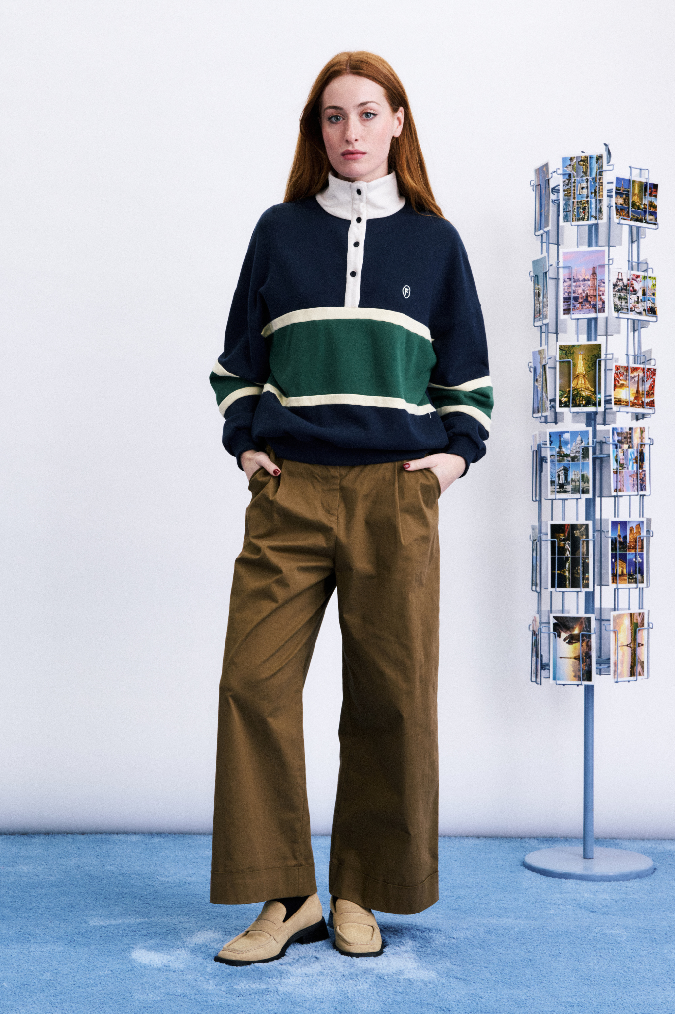EXMOOR SWEATSHIRT - BLUE MARINE