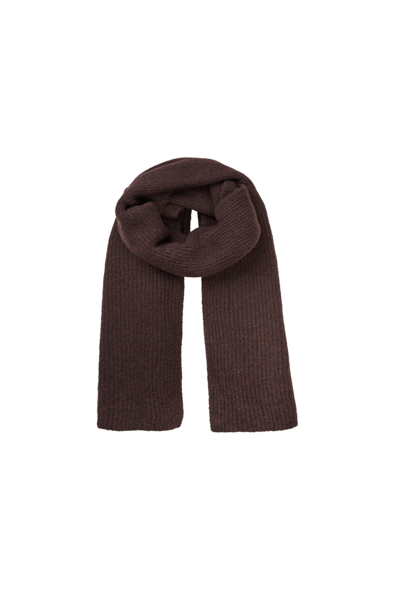 SANELA HEVELYN SCARF - COFFEE MELANGE