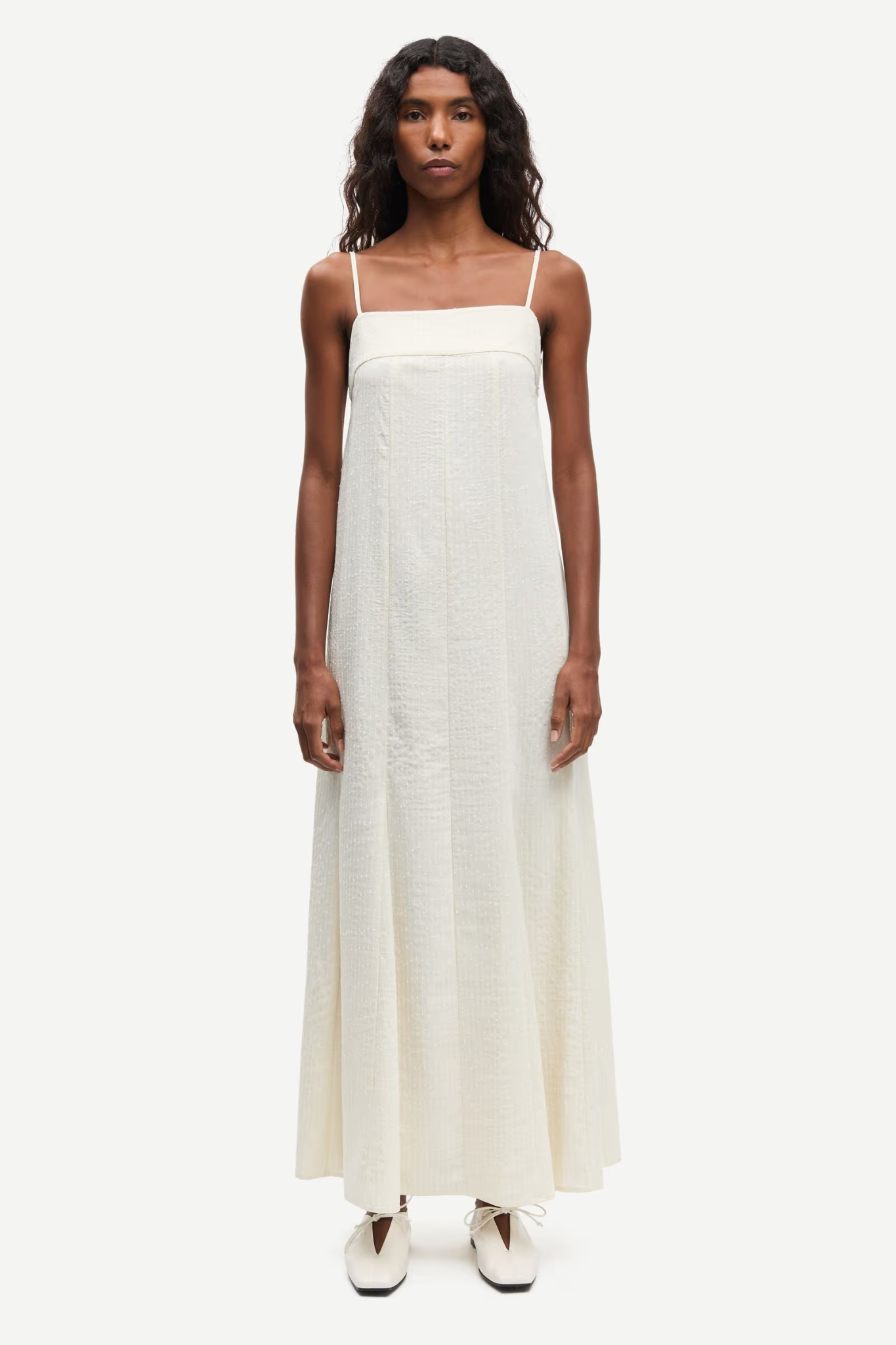 SIZA DRESS - EGRET