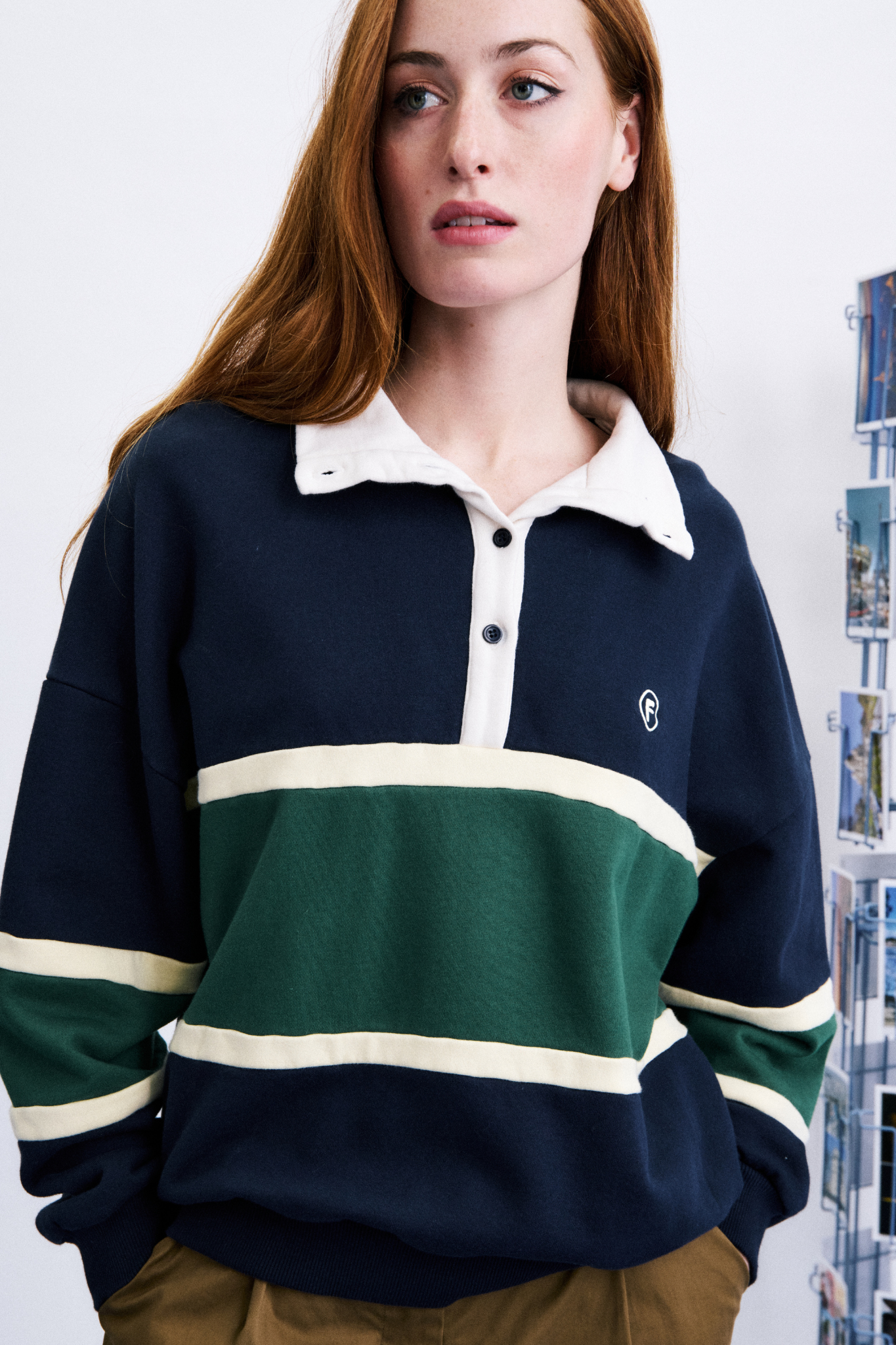 EXMOOR SWEATSHIRT - BLUE MARINE