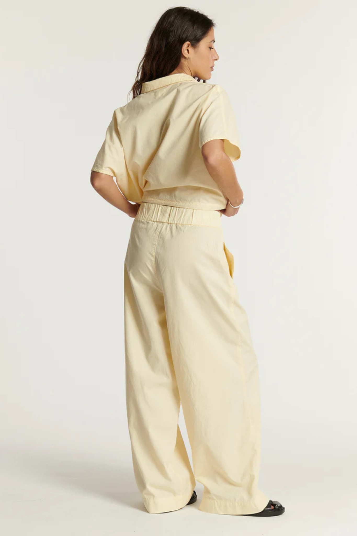 UKA POPELINE PANTS - VANILLE