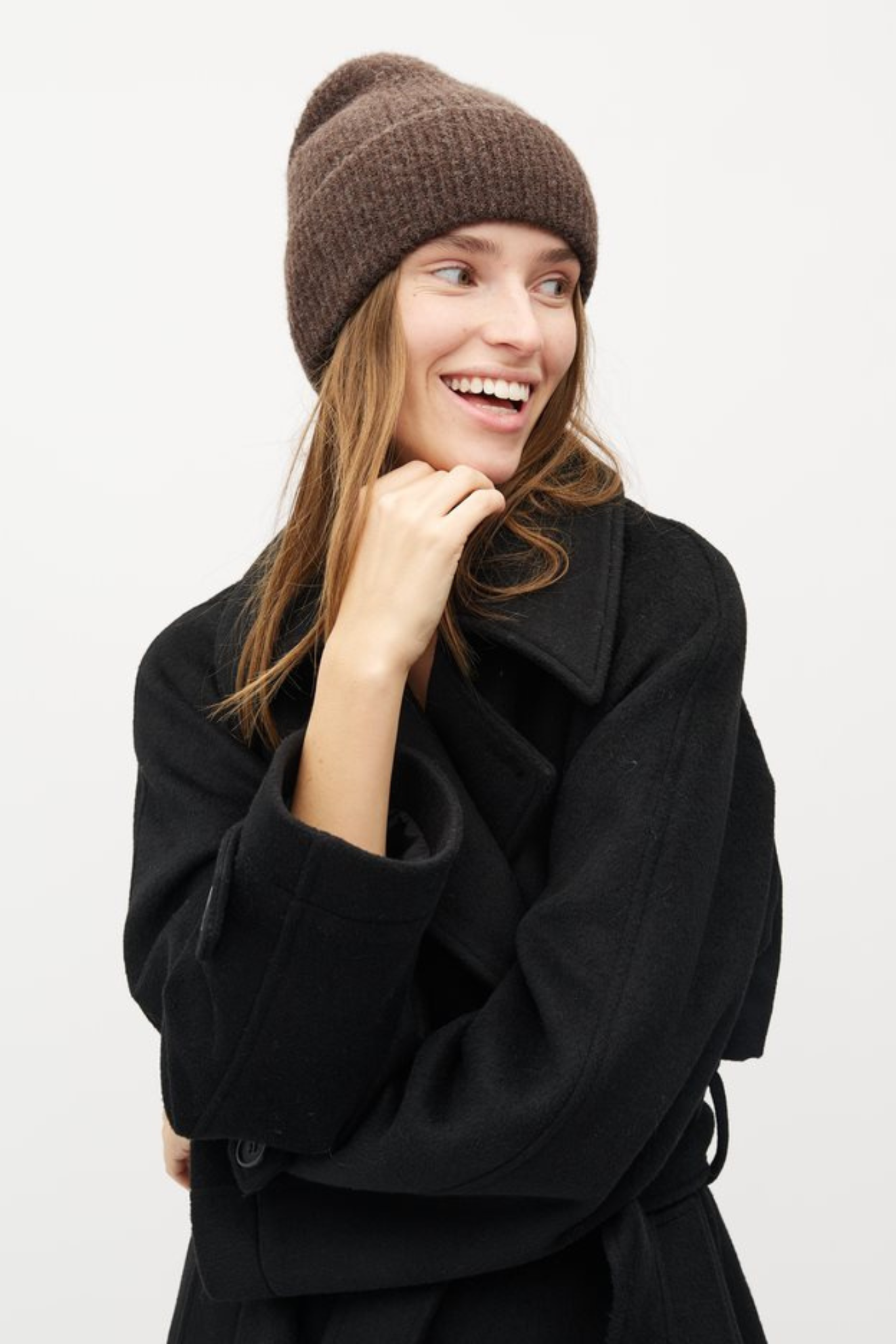 MUSKAN HEVELYN BEANIE - COFFEE MELANGE