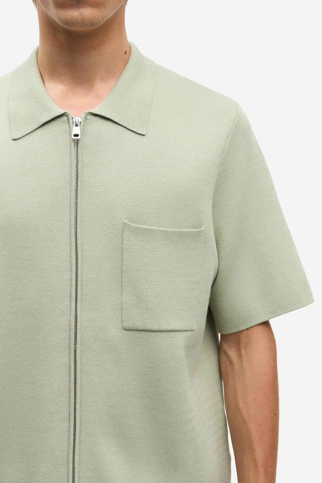 RICO ZIP SHIRT - DESERT SAGE