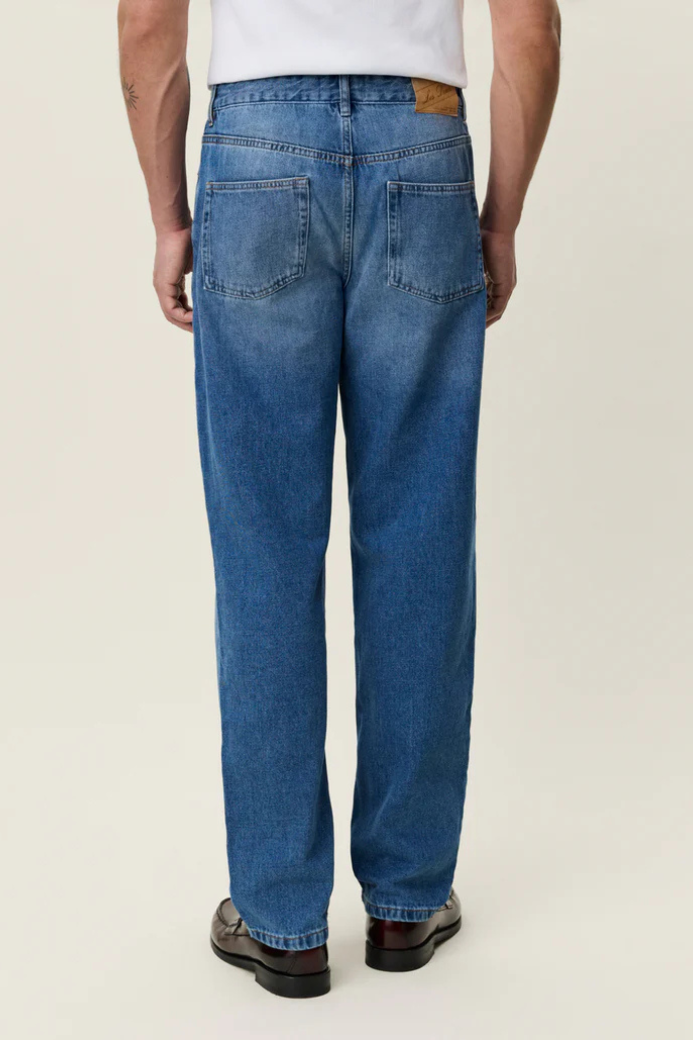 RYDER WASHED DENIM JEANS - MEDIUM INDIGO WASH