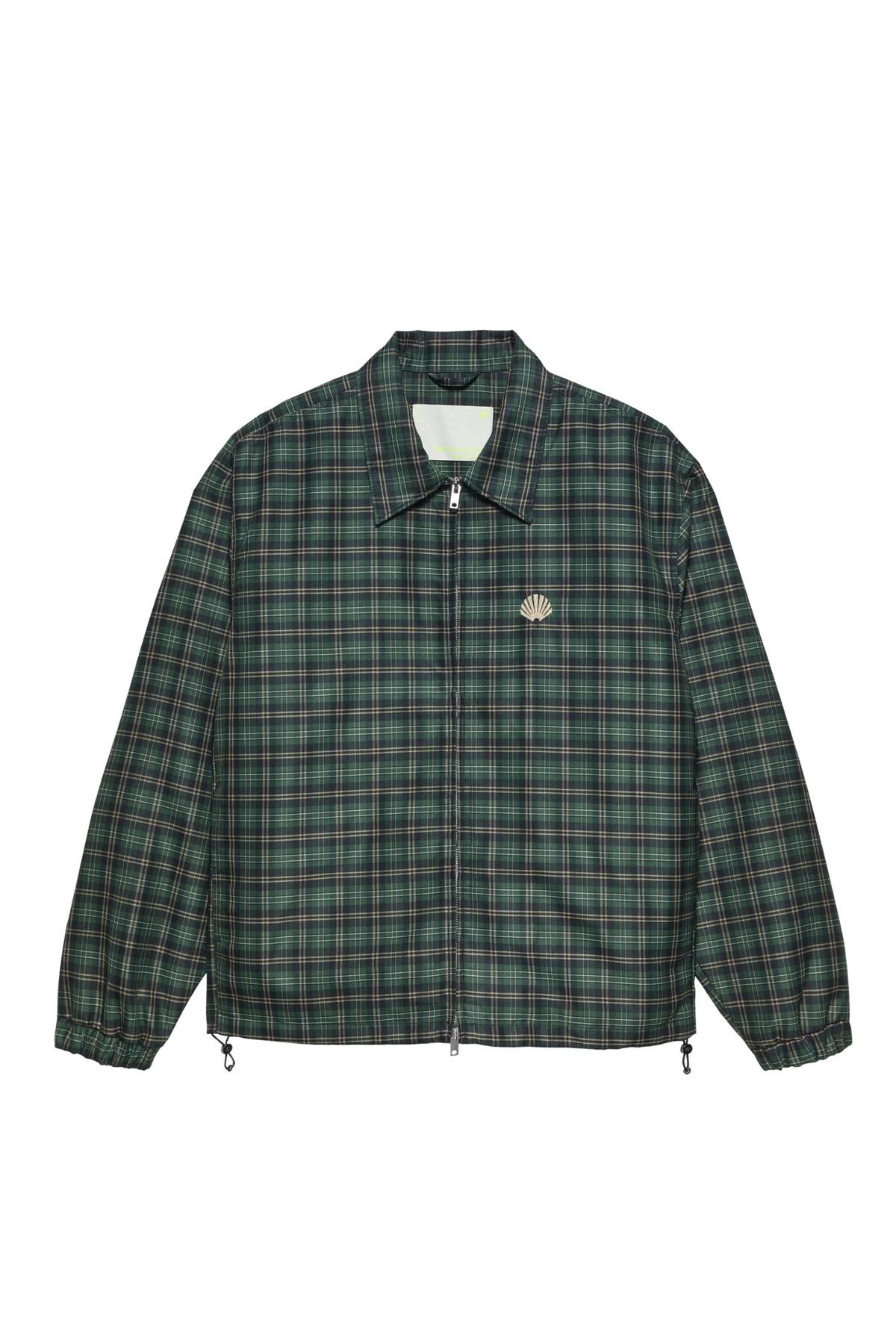 COACH JACKET - GREEN CHECK