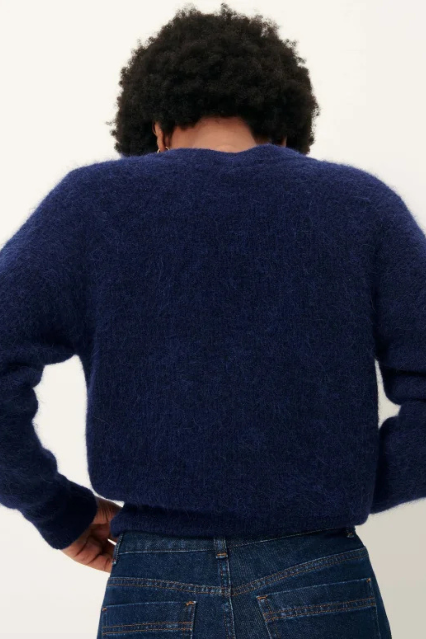 TWIST BLUES SWEATER - QUEEN BLUE