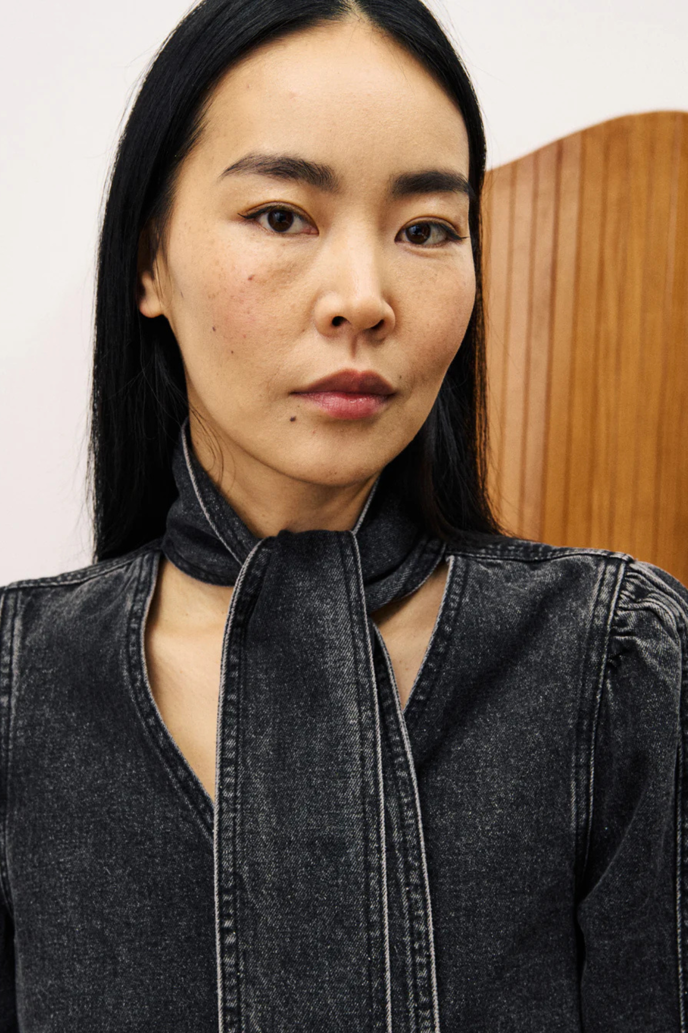 BOURGEONS BLOUSE - BLACK