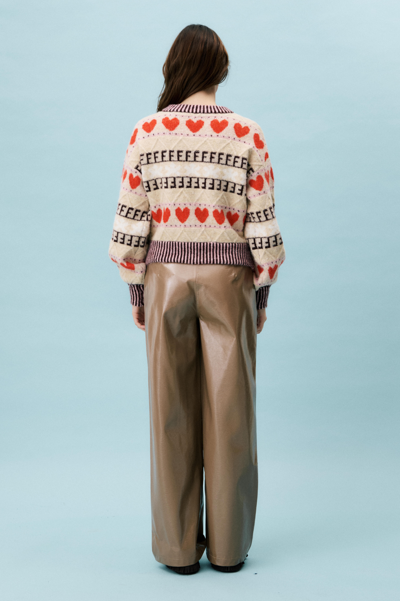 ALUCITE CARDIGAN - BEIGE