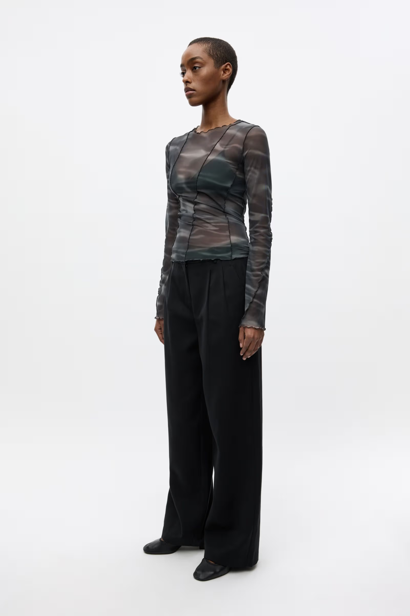 ENHAGO LS T-SHIRT - WATERFALLS