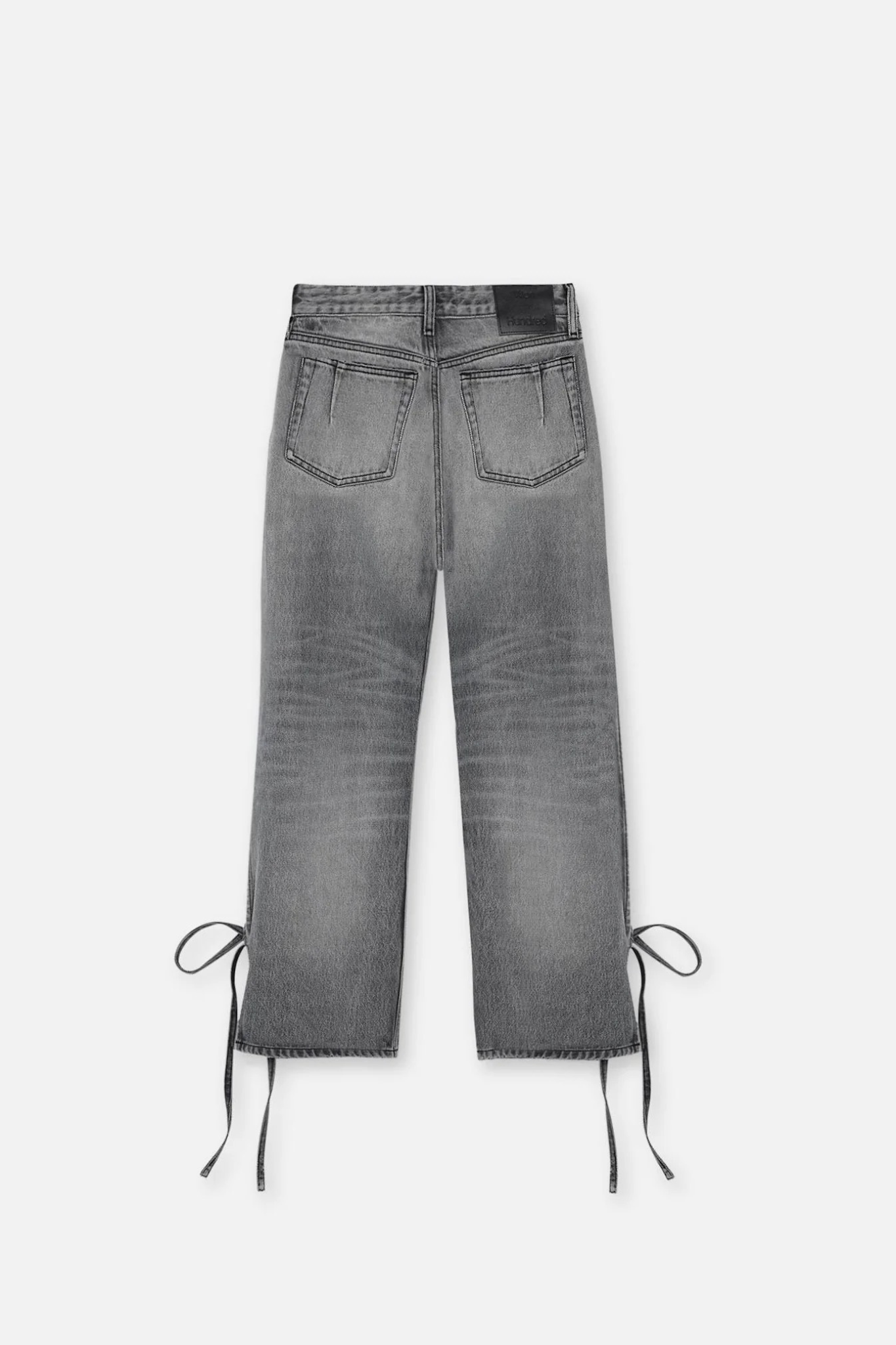 BAGGY STRING JEANS - SIM GREY